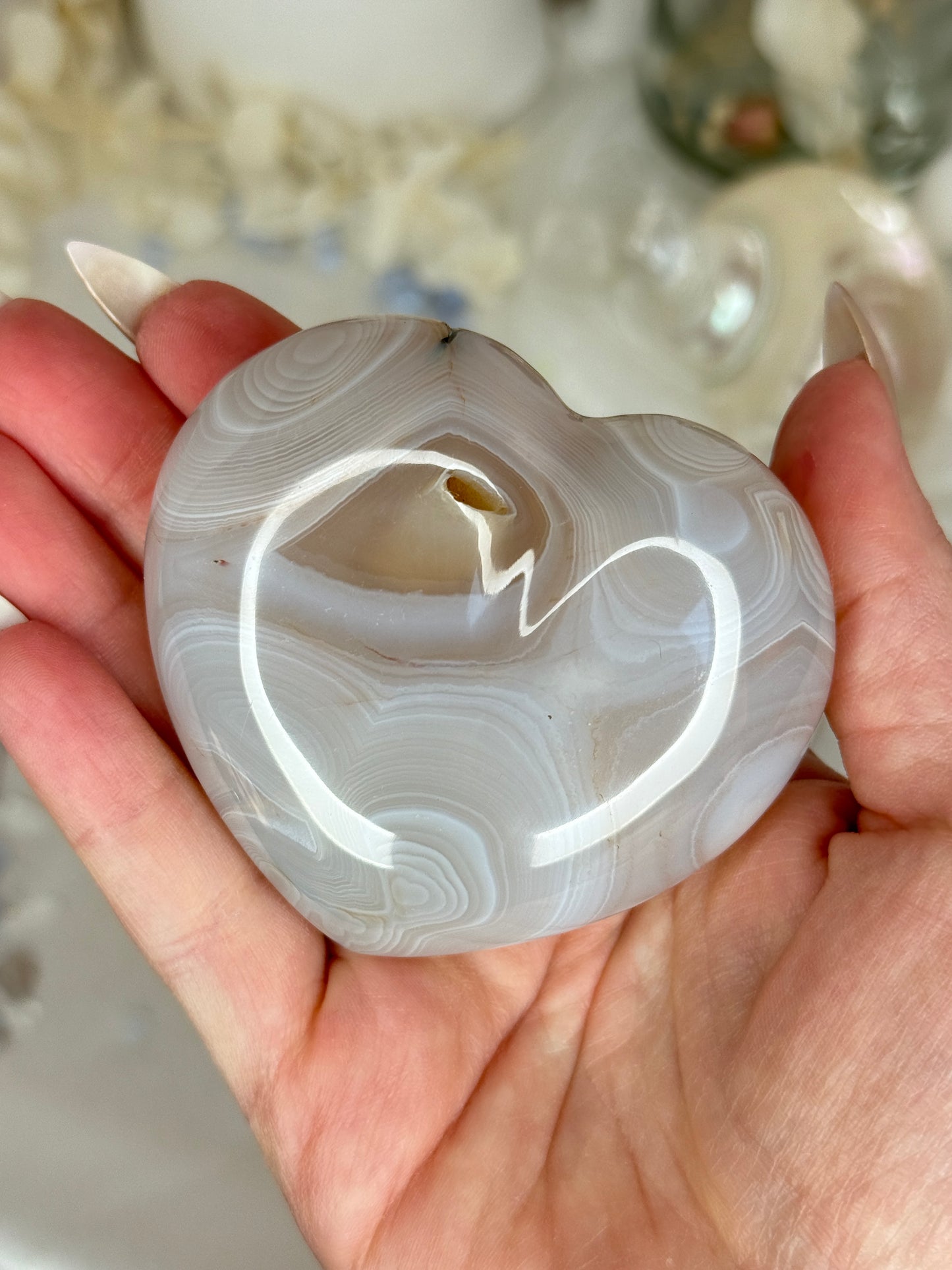 Cœurs en agate - Madagascar