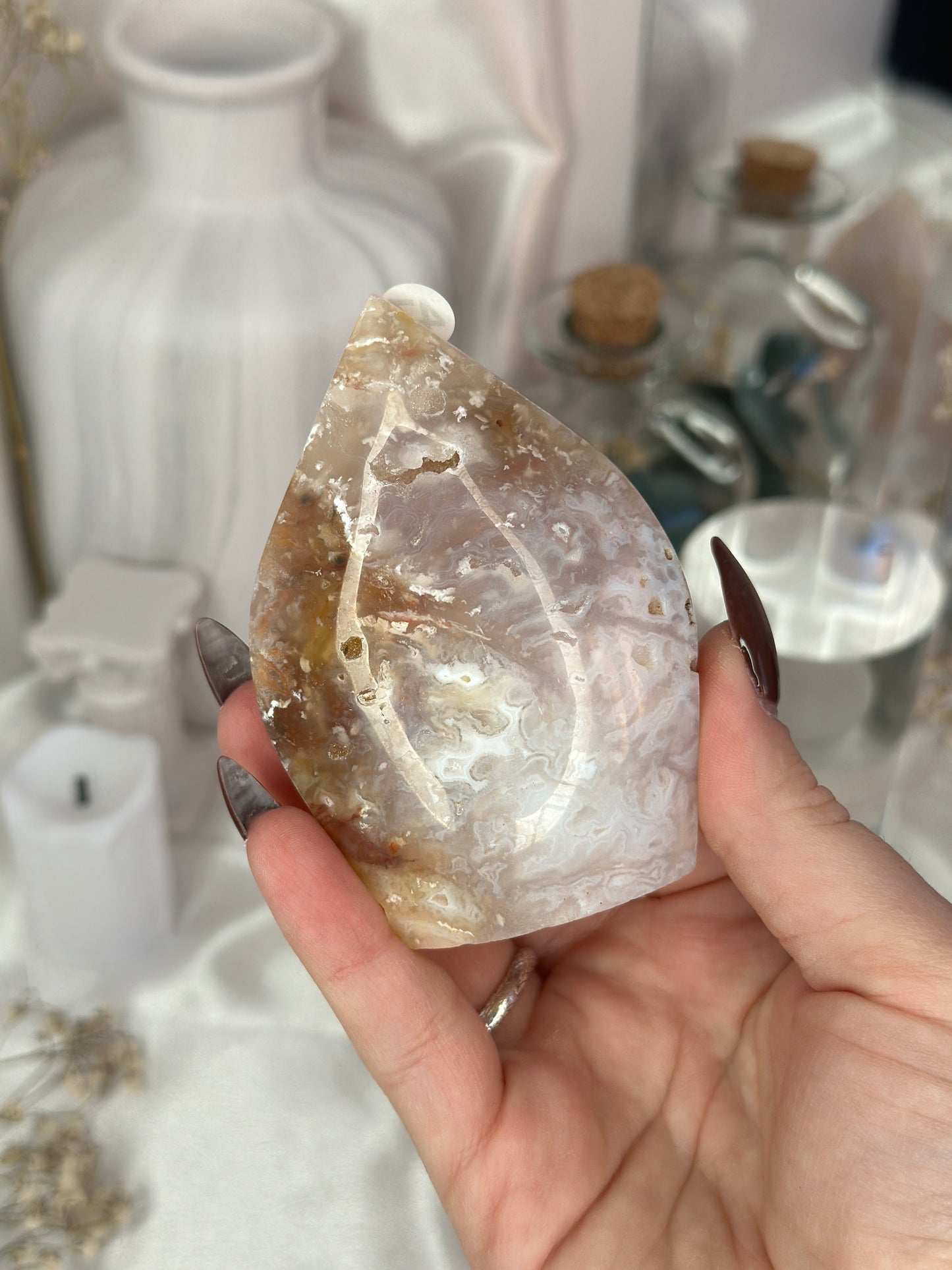 Flammes en Agate plume