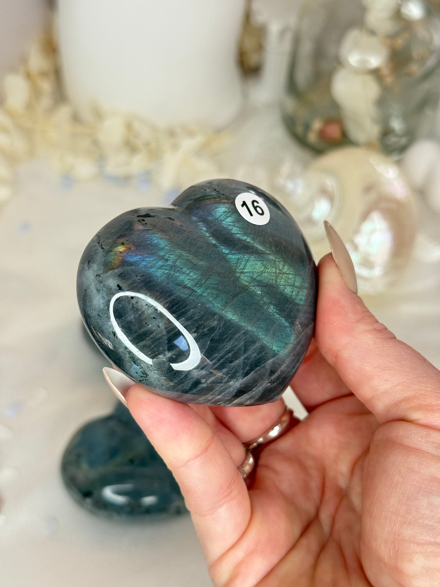 Cœurs labradorite