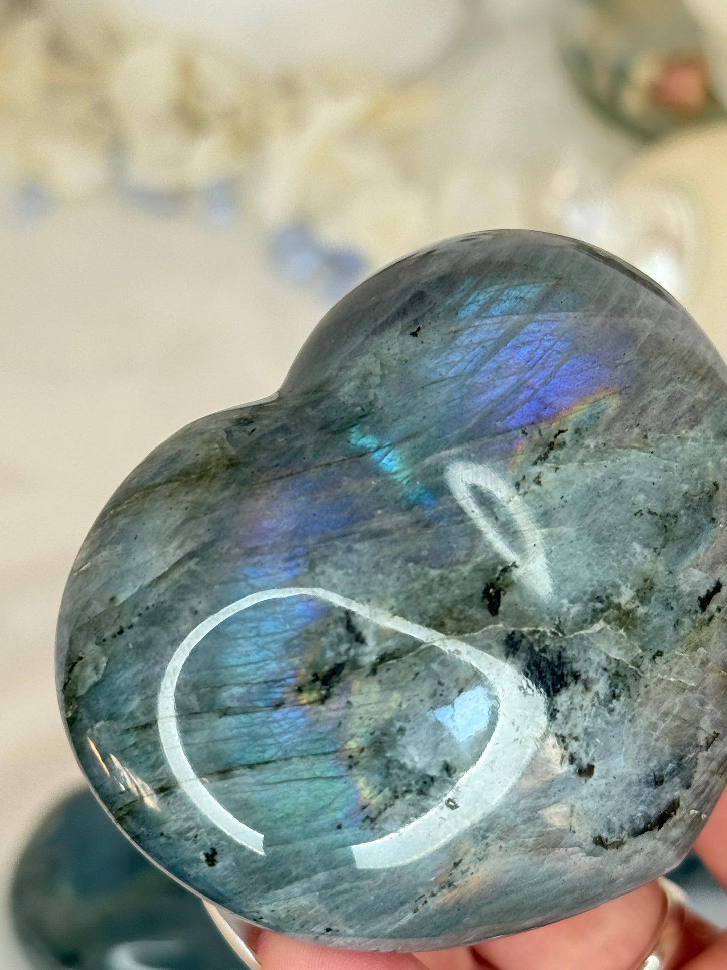 Cœurs labradorite