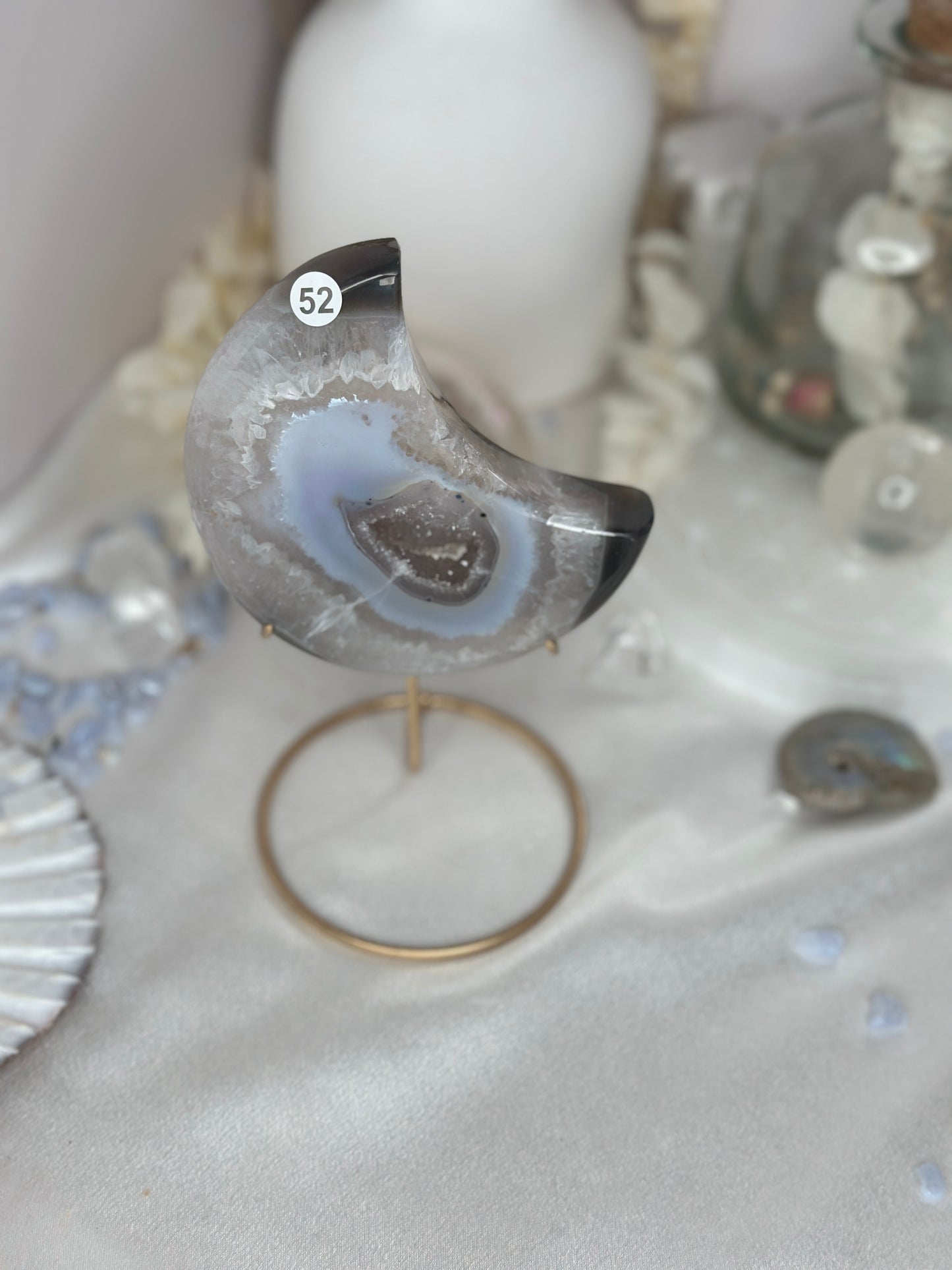 Lune - agate cristallisée