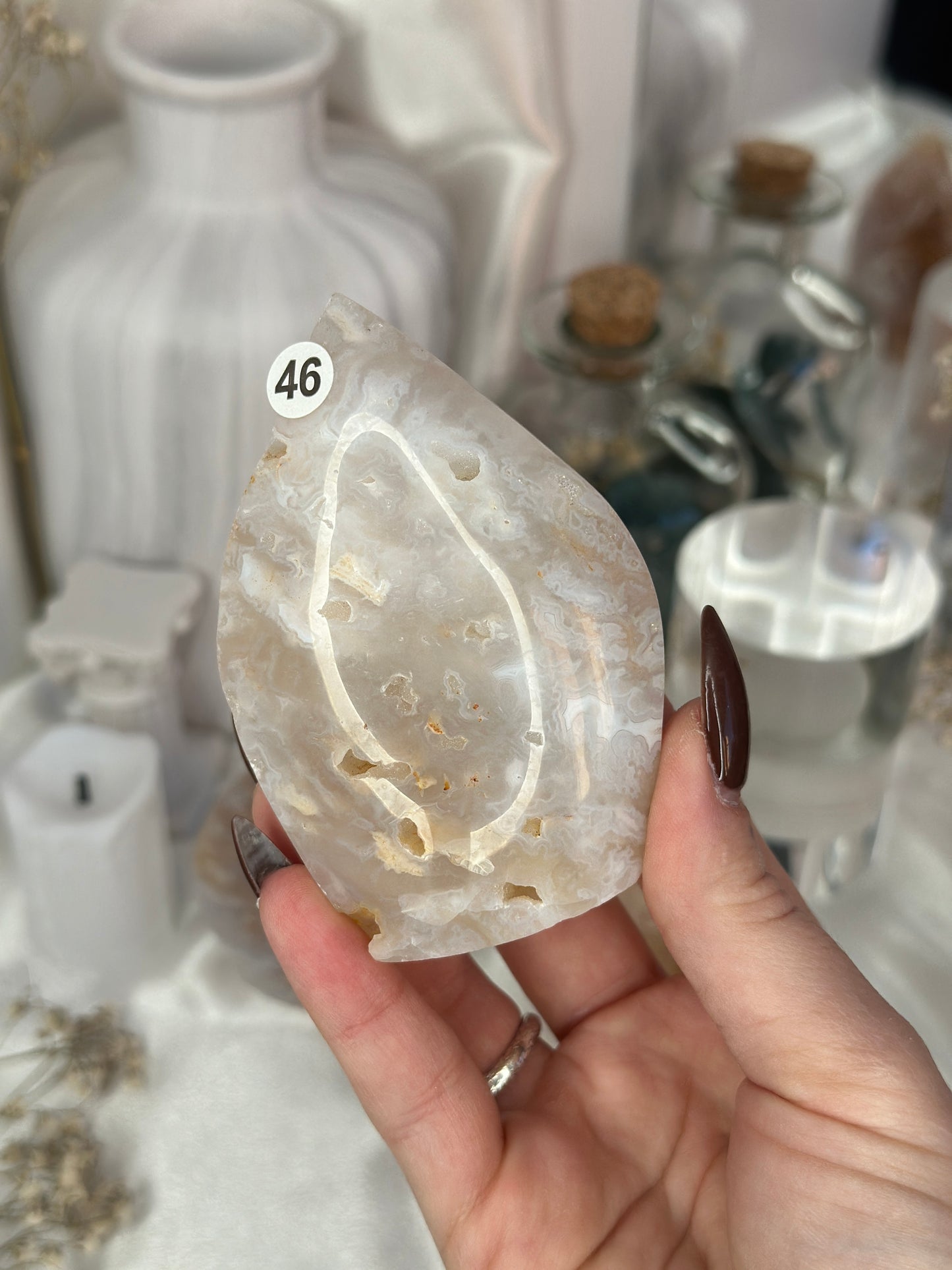 Flammes en Agate plume