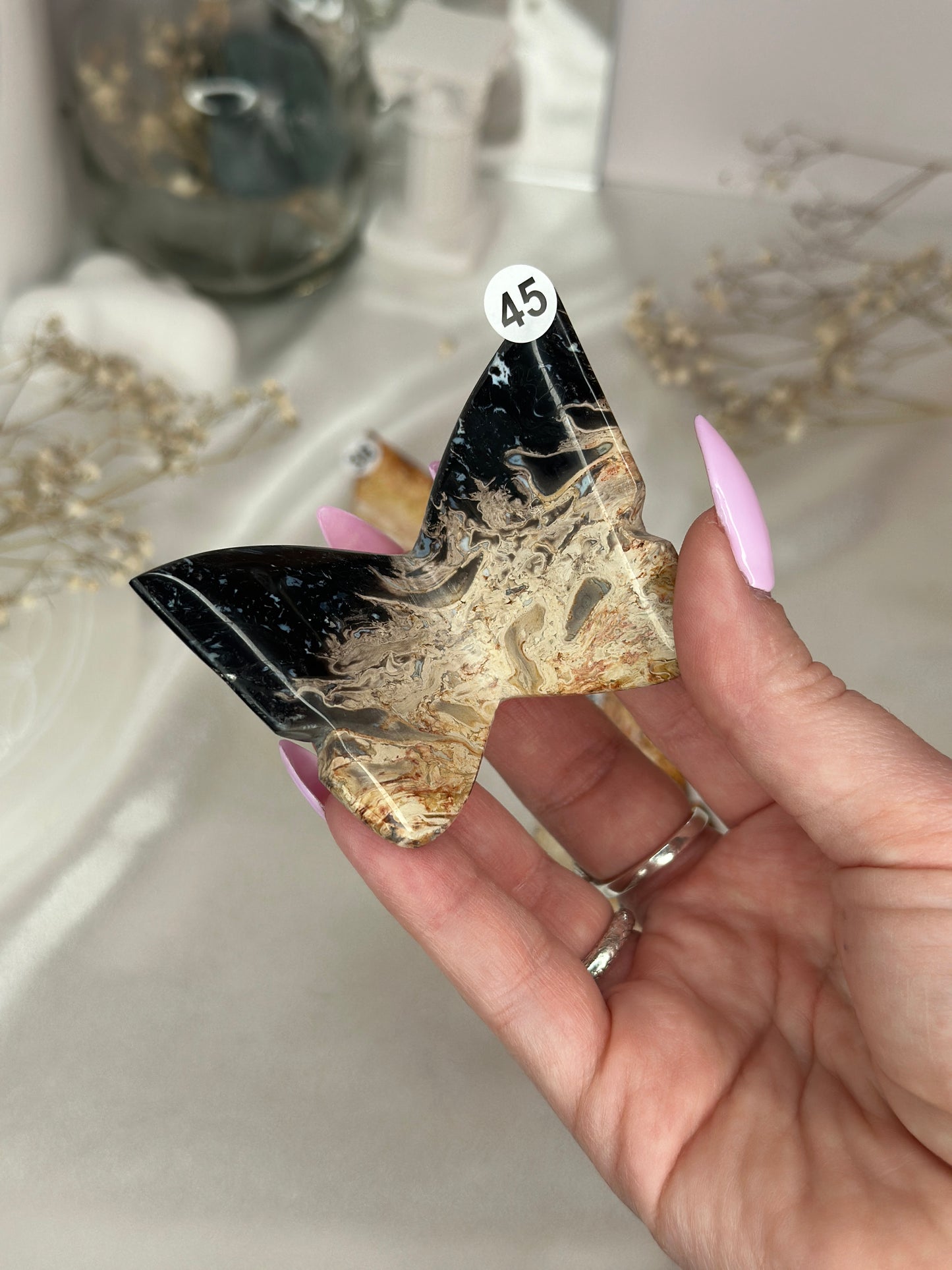 Papillons 3D - racine de palmier