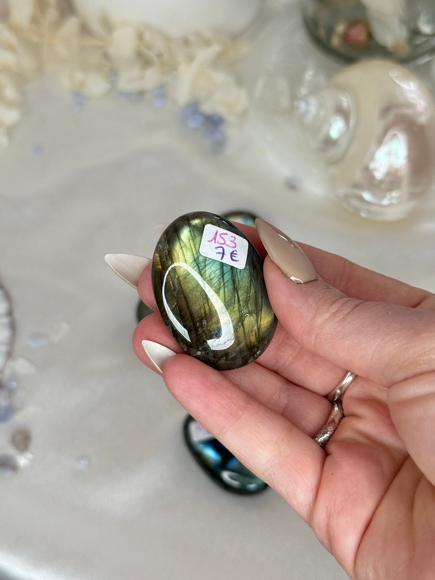 Galets labradorites - qualité EXTRA