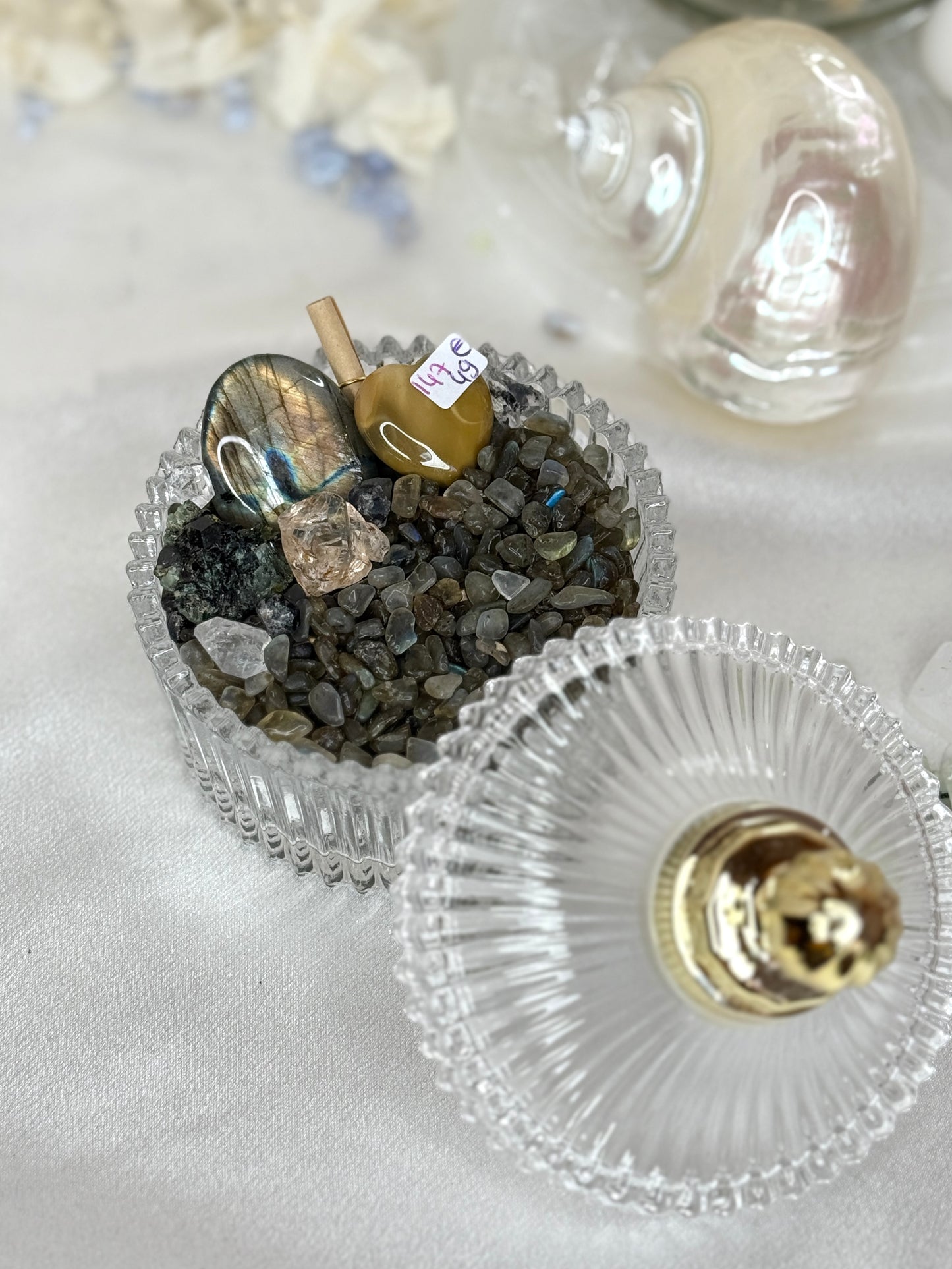 Coupelle en verre « Protect me »