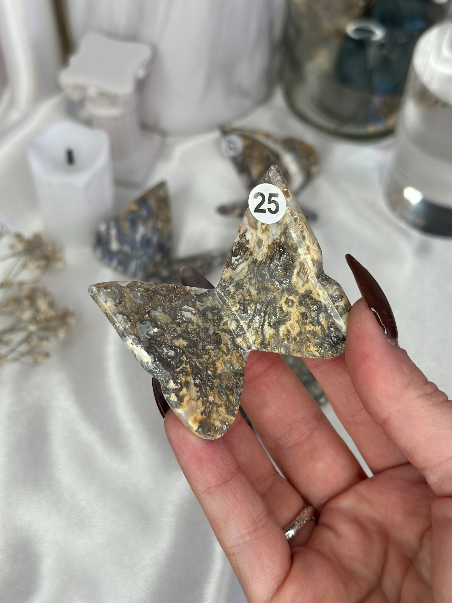 Papillons 3D - Taille M - Corail fossil