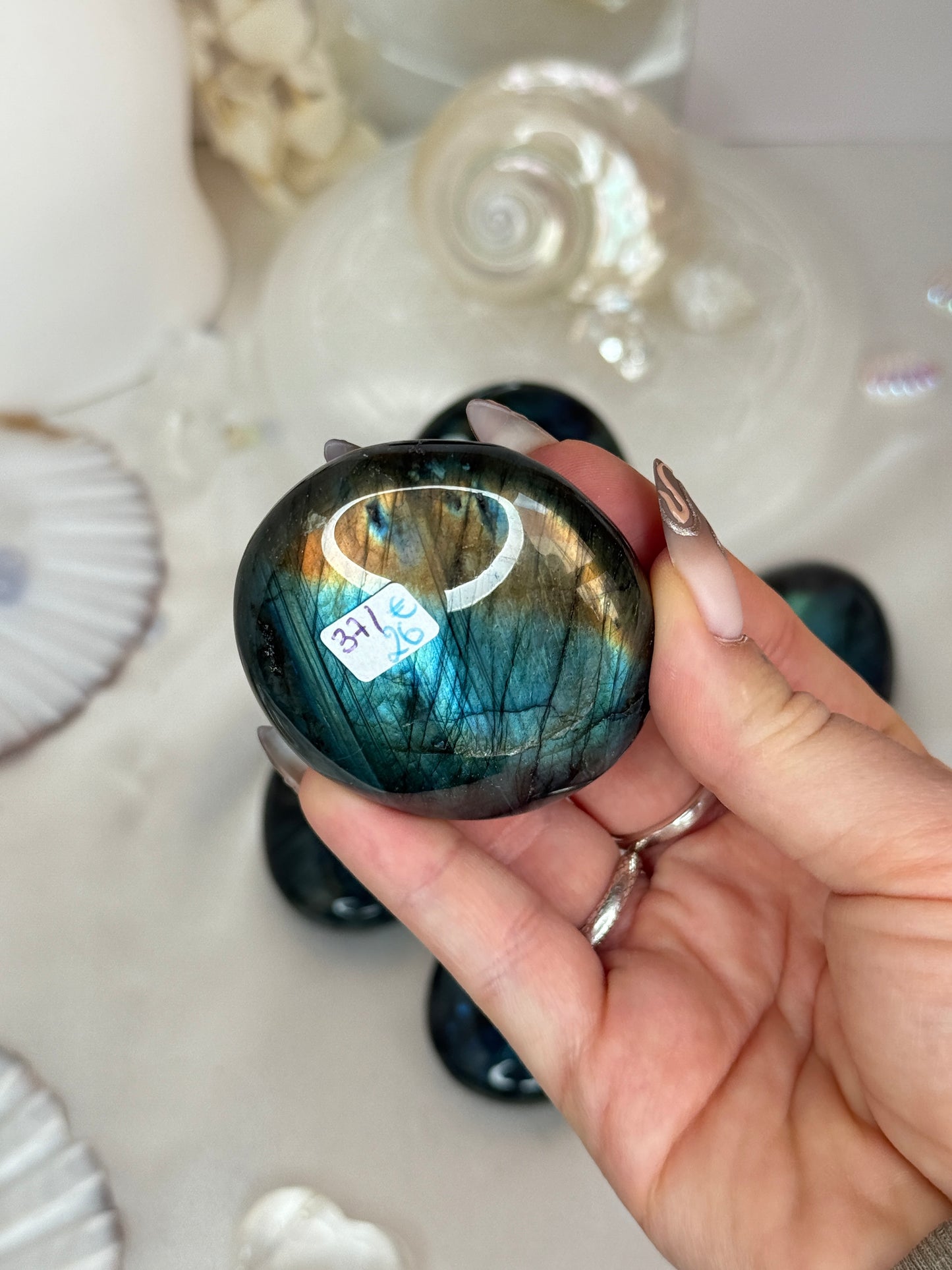 Galets labradorites - belle qualité