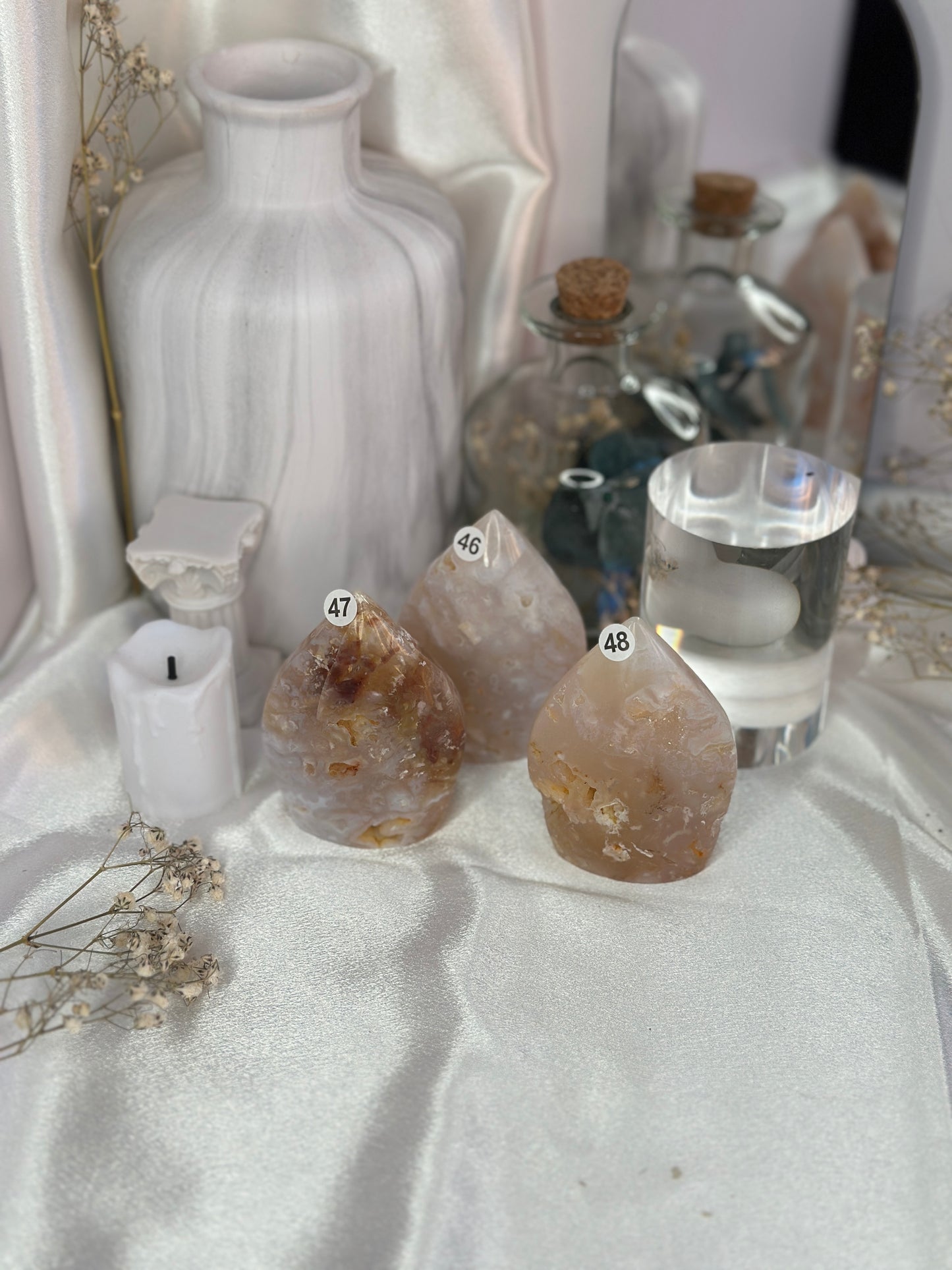 Flammes en Agate plume