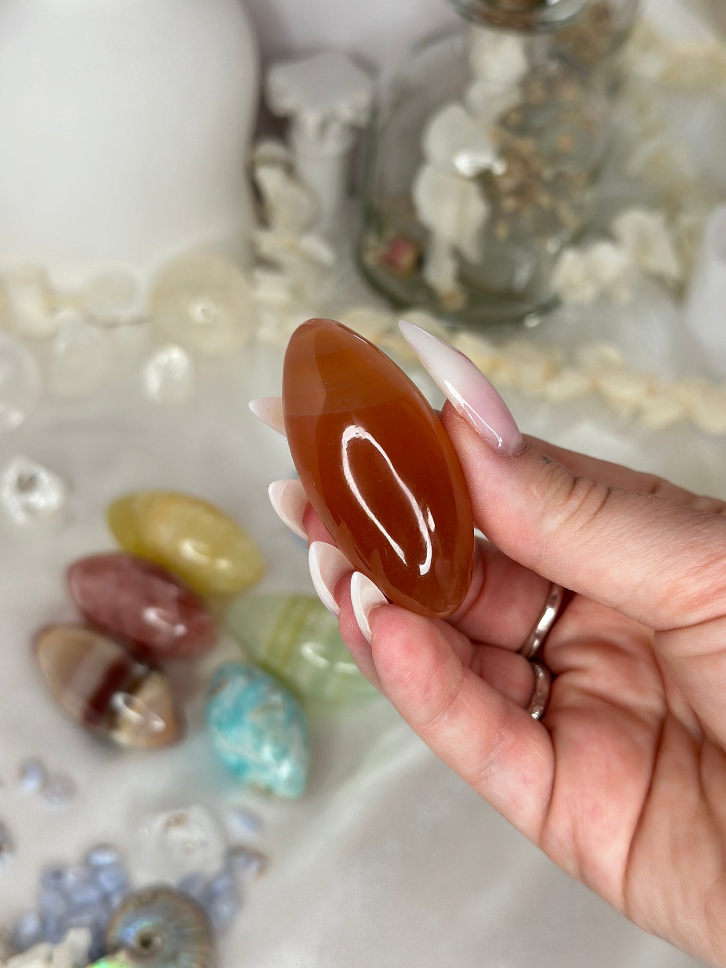 Shivas Lingams - LOT de 6 shivas