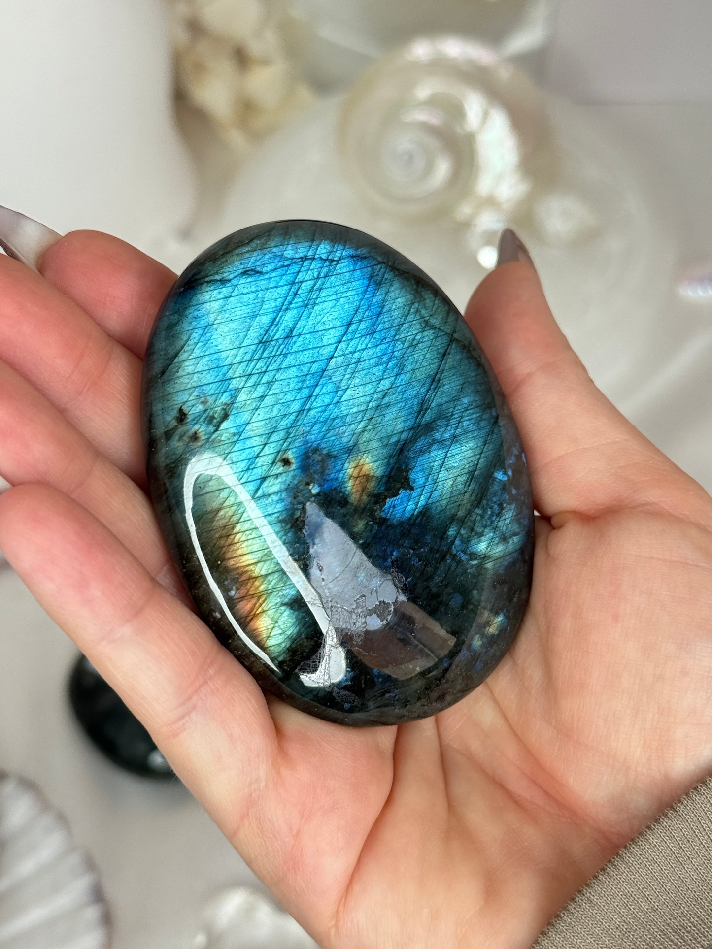 Galets labradorites - belle qualité
