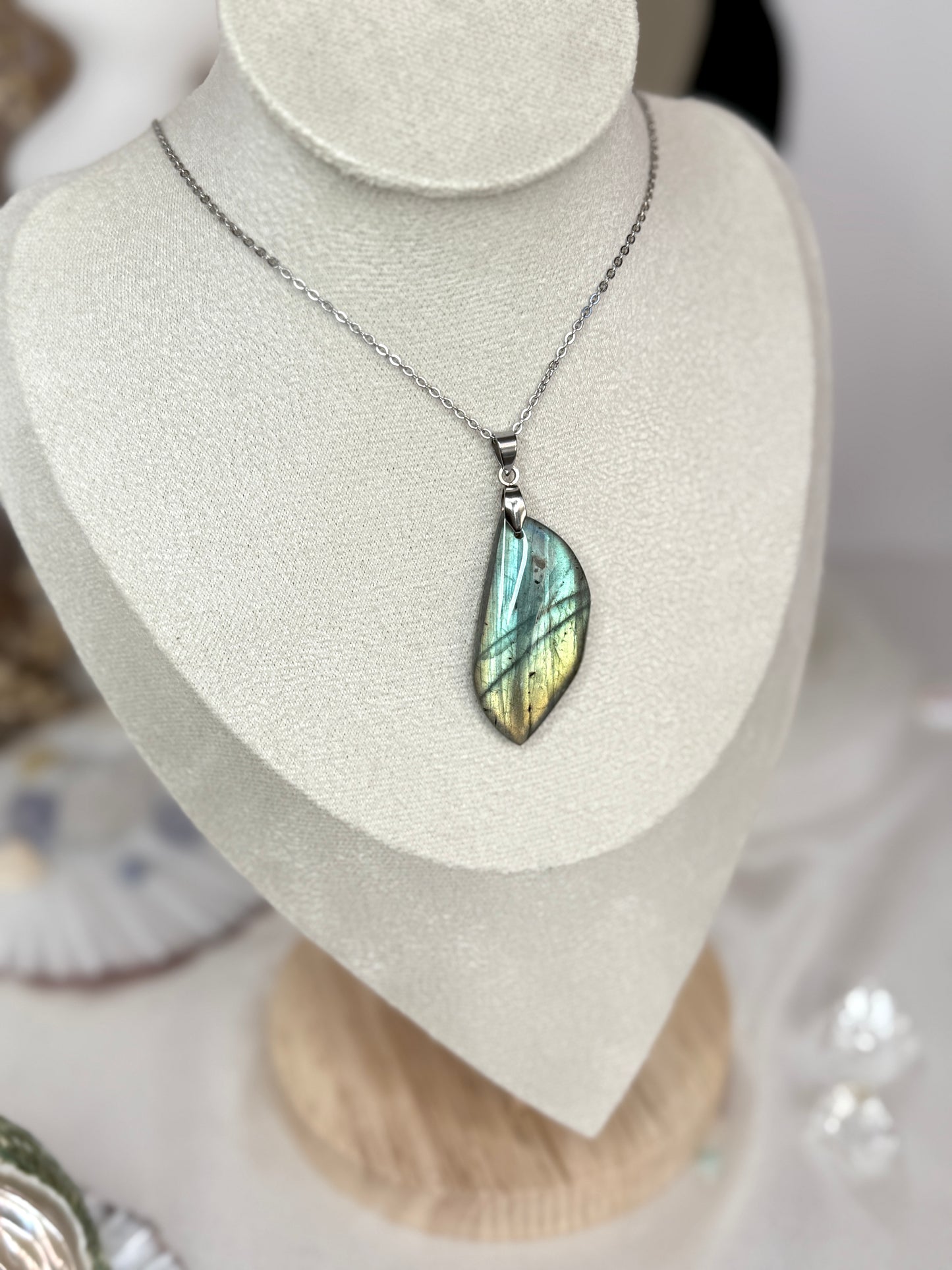 Pendentif labradorite