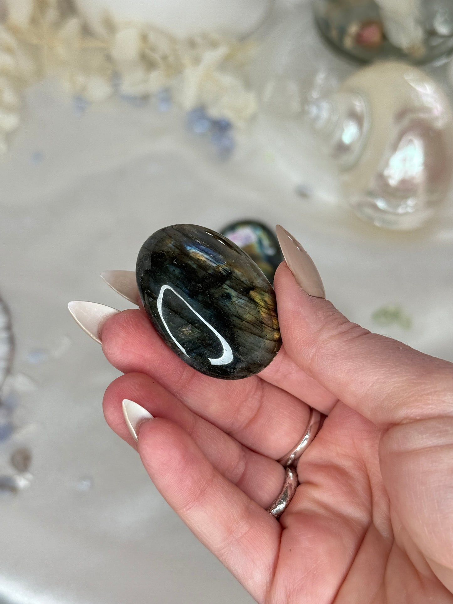 Galets labradorites - qualité EXTRA
