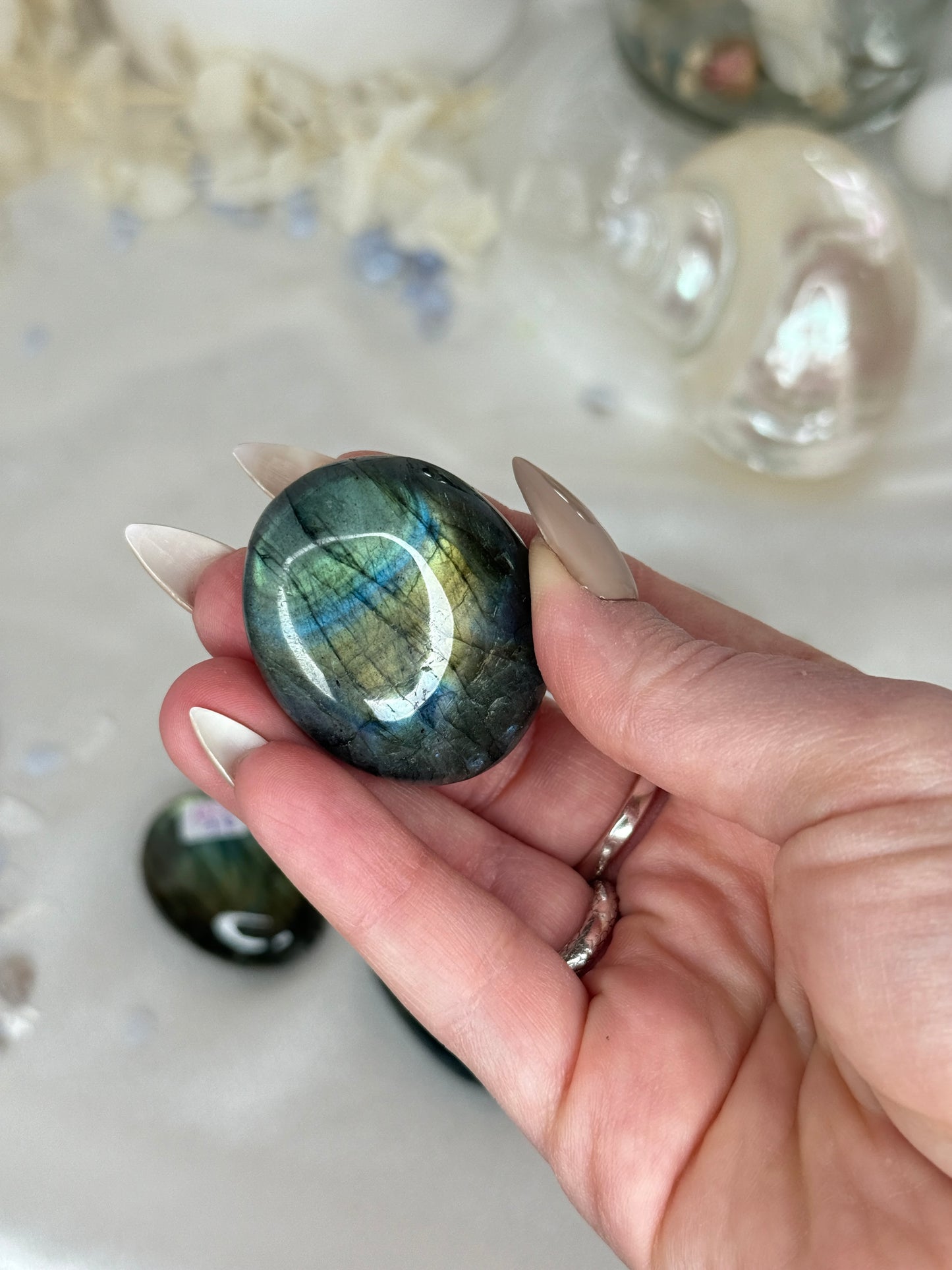 Galets labradorites - qualité EXTRA
