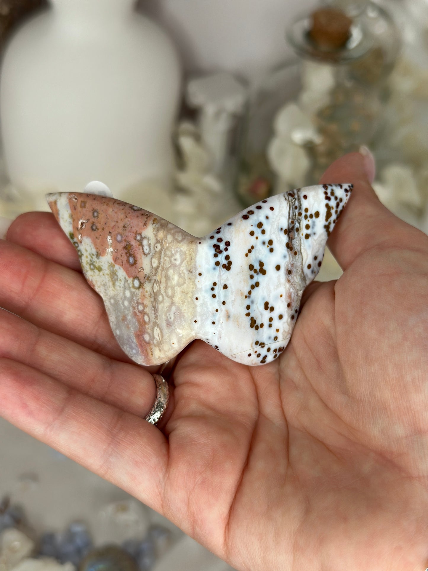 Papillons 3D - Jaspe Océan