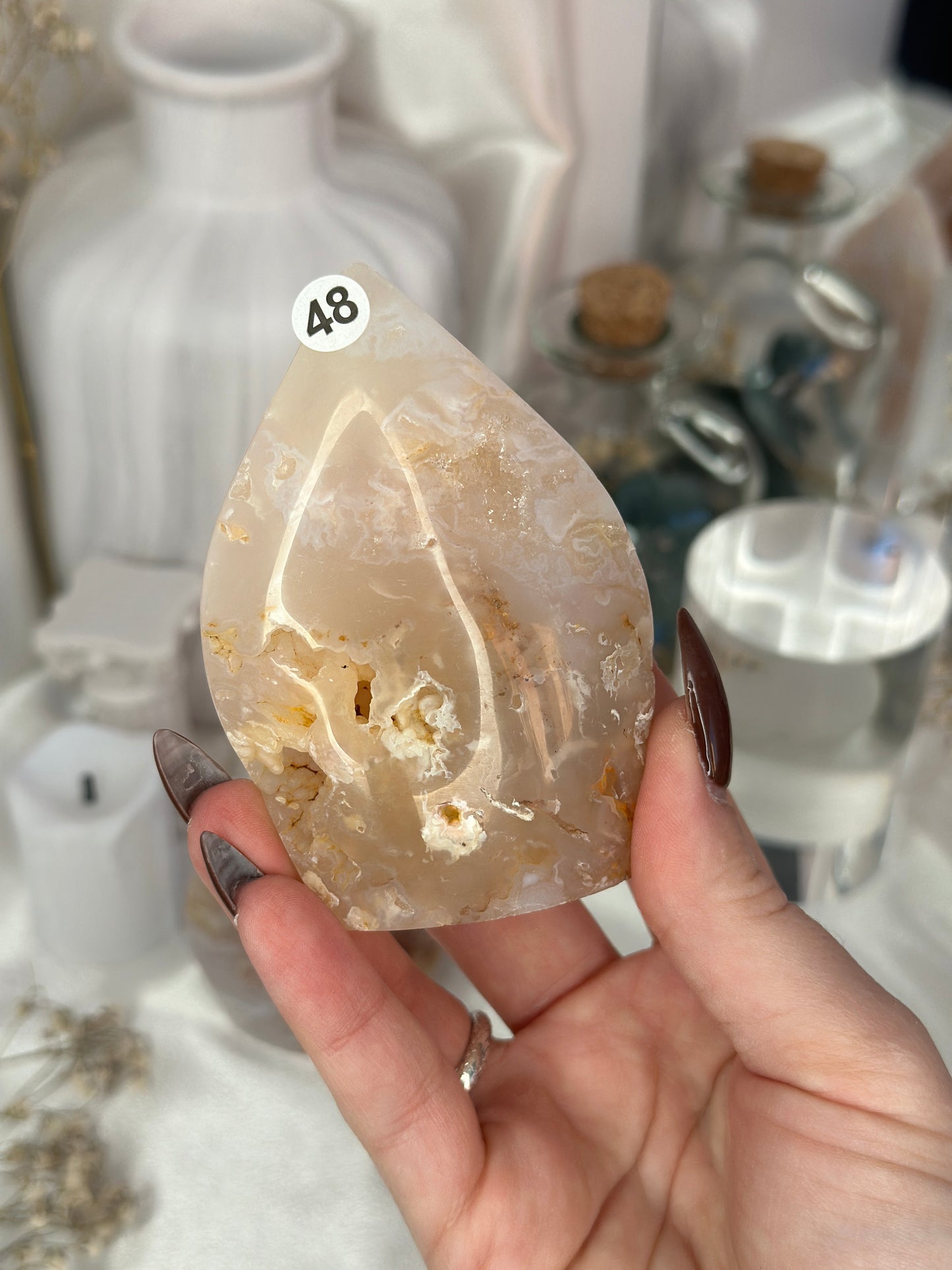 Flammes en Agate plume