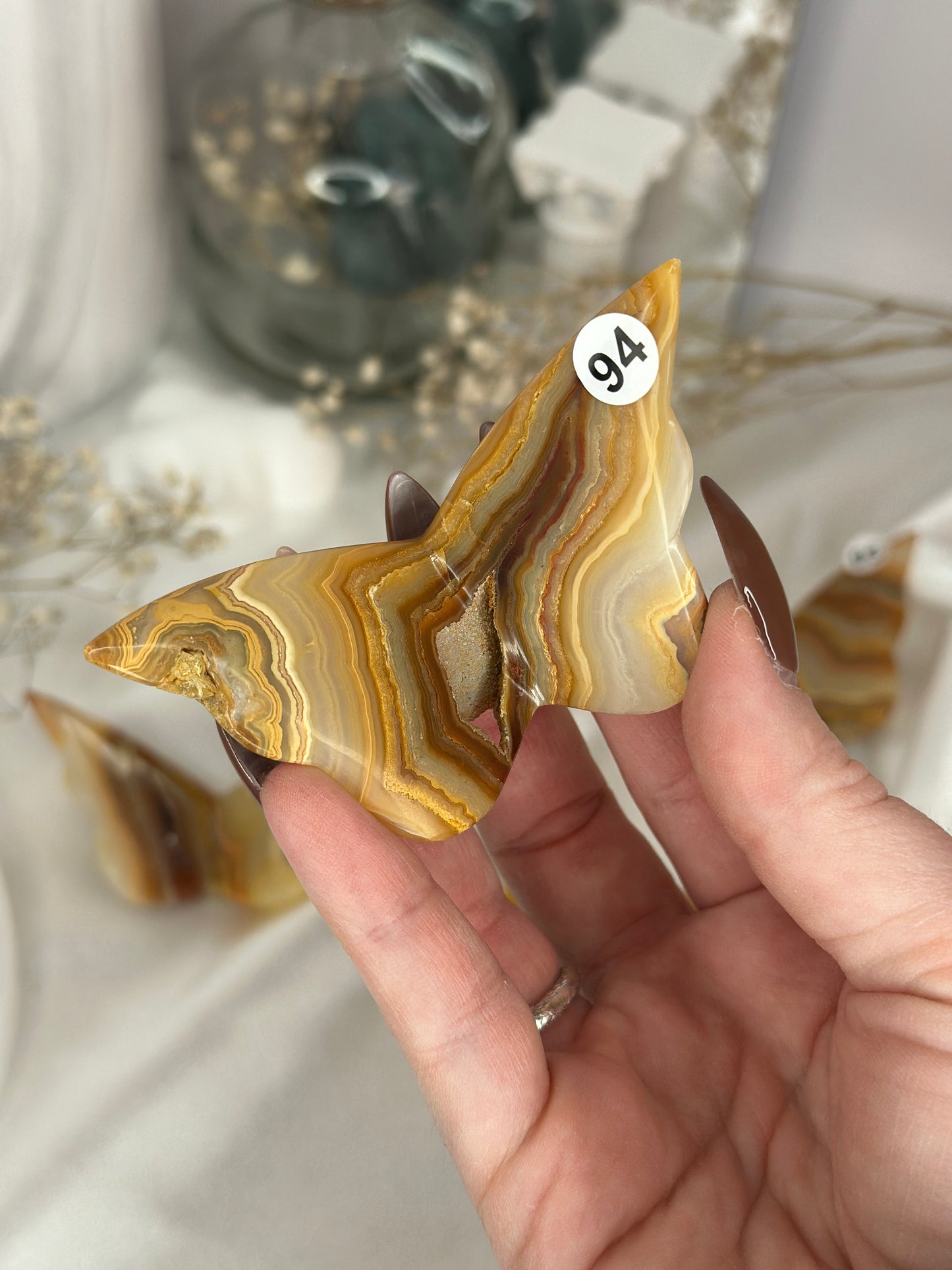 Papillons 3D - crazy lace jaune
