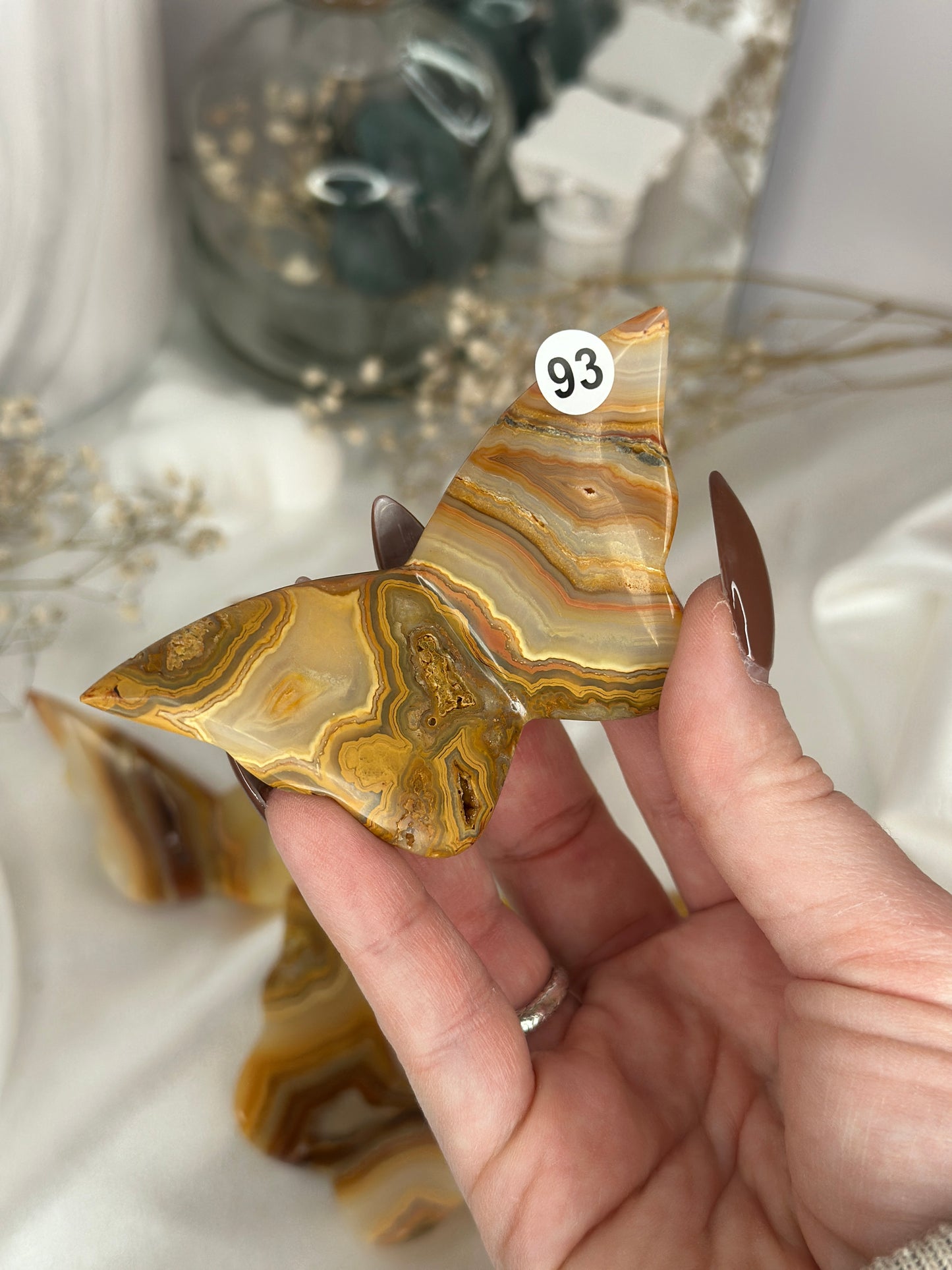 Papillons 3D - crazy lace jaune