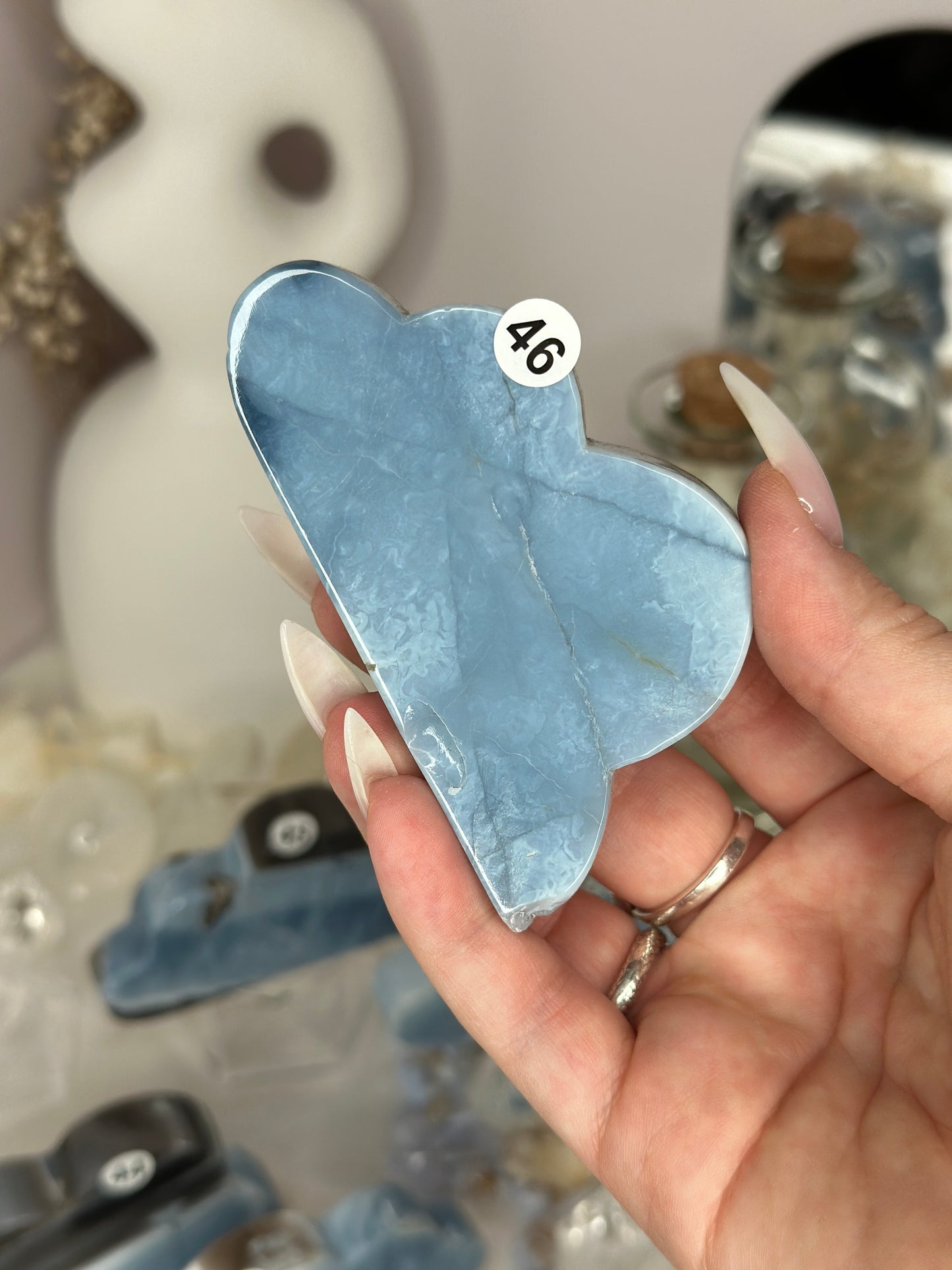 Nuages - Opale bleue RARE