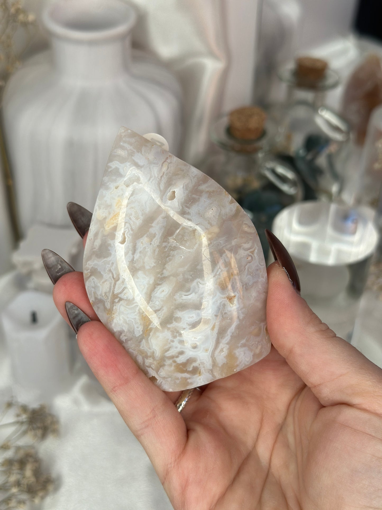 Flammes en Agate plume