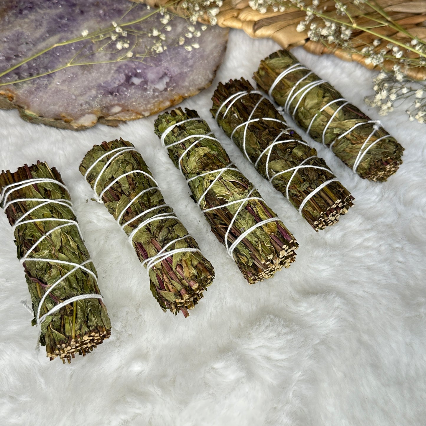 Fagots de menthe