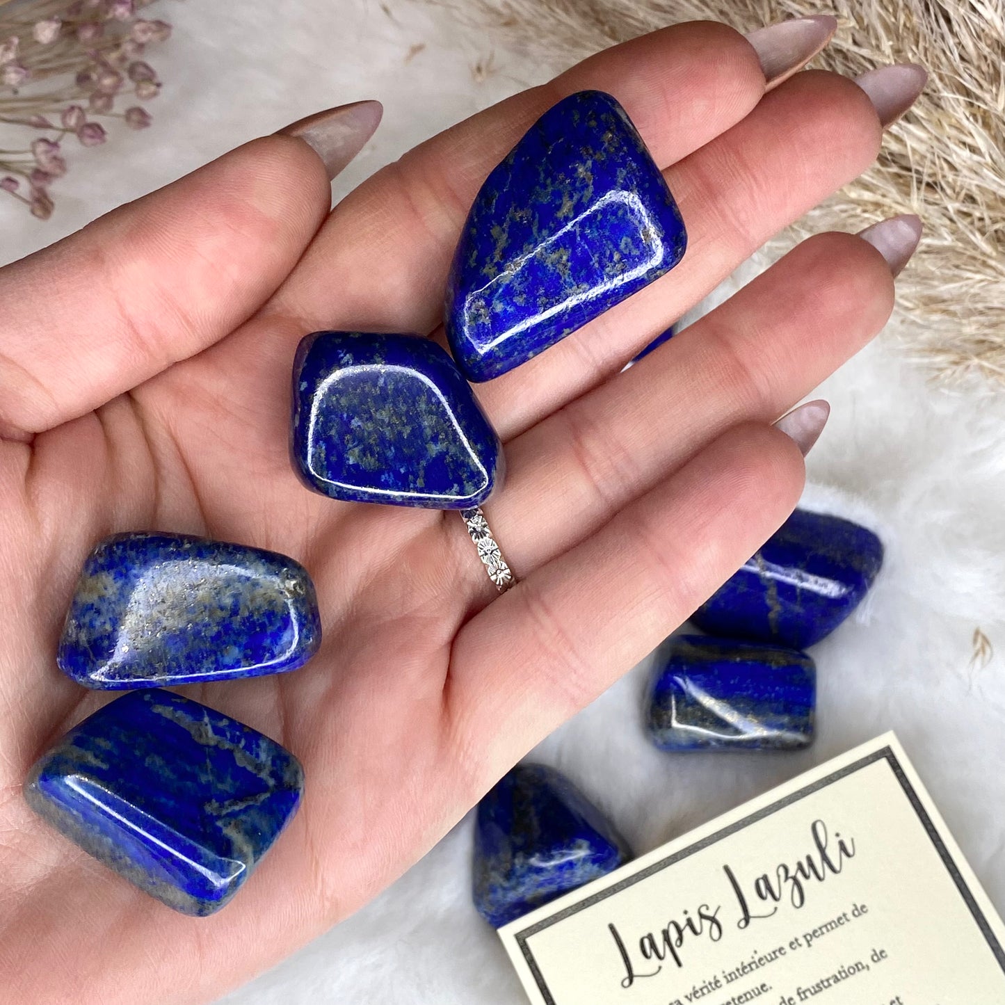 Pierres roulées en Lapis Lazuli