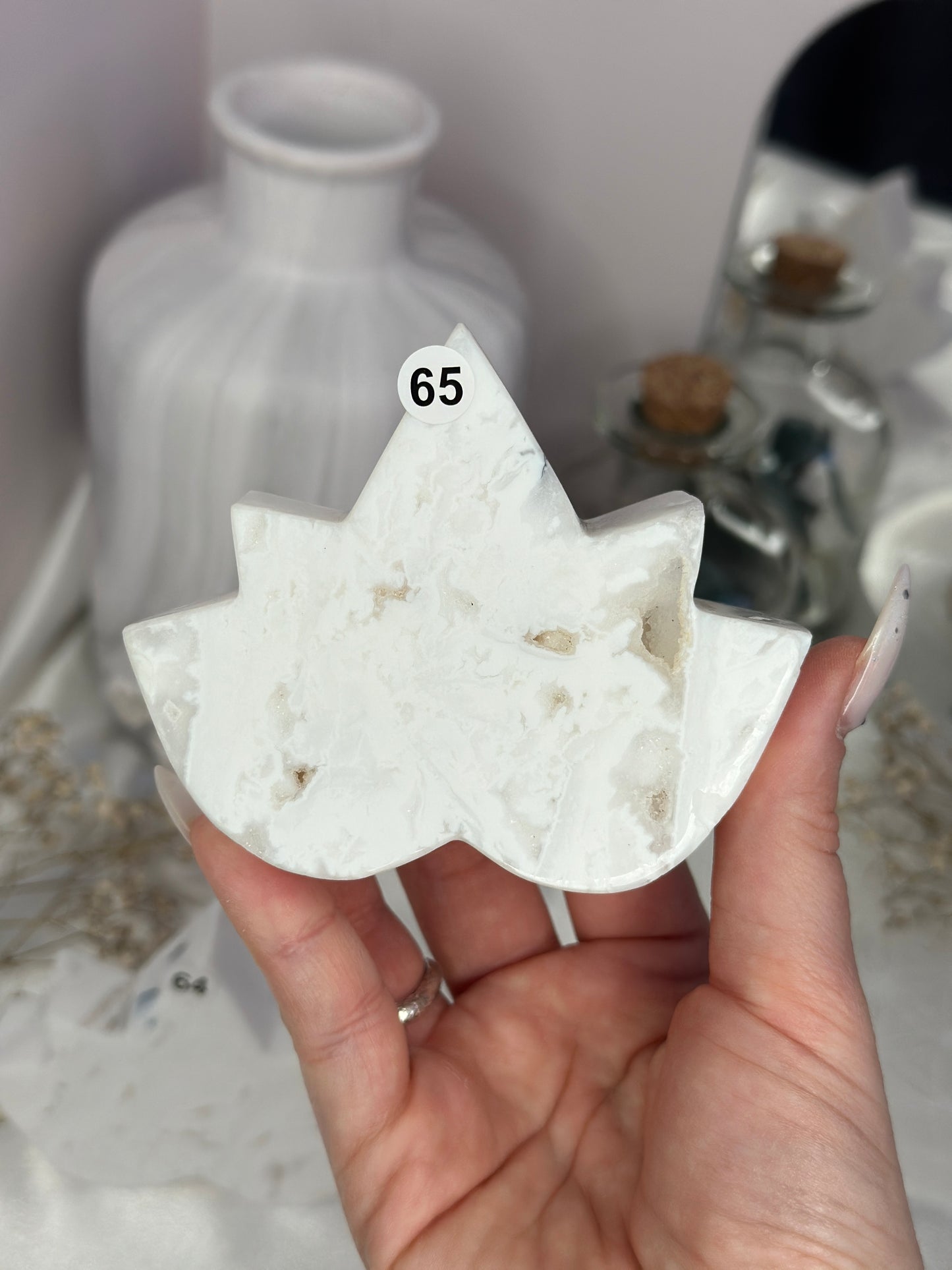 Lotus - Agate blanche