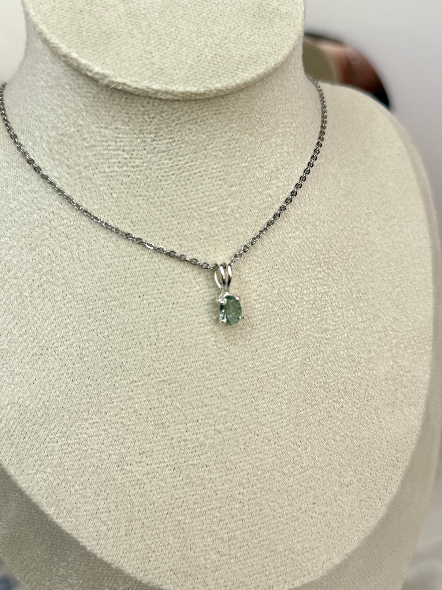 Petit pendentif tourmaline BLEUE