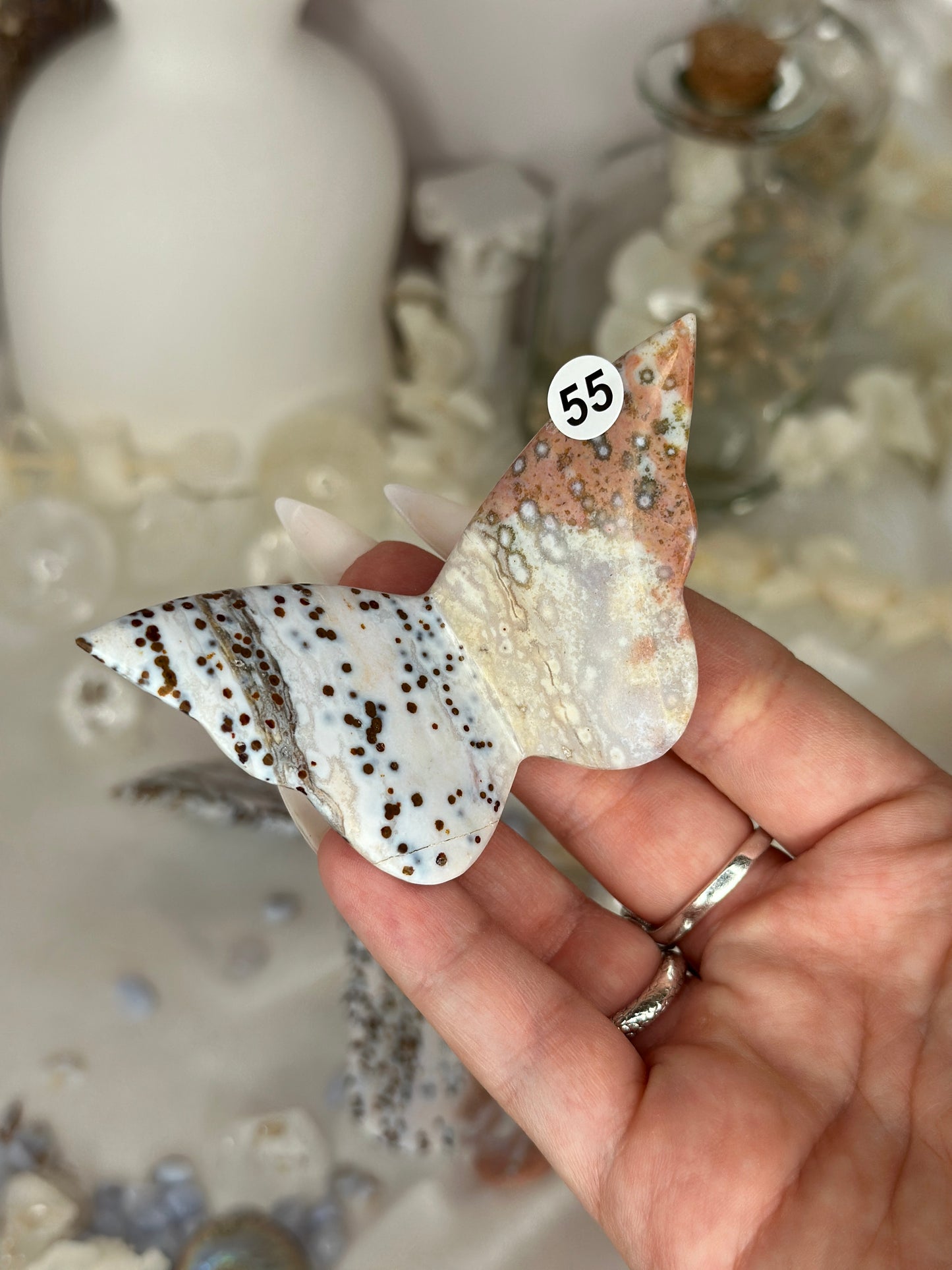 Papillons 3D - Jaspe Océan