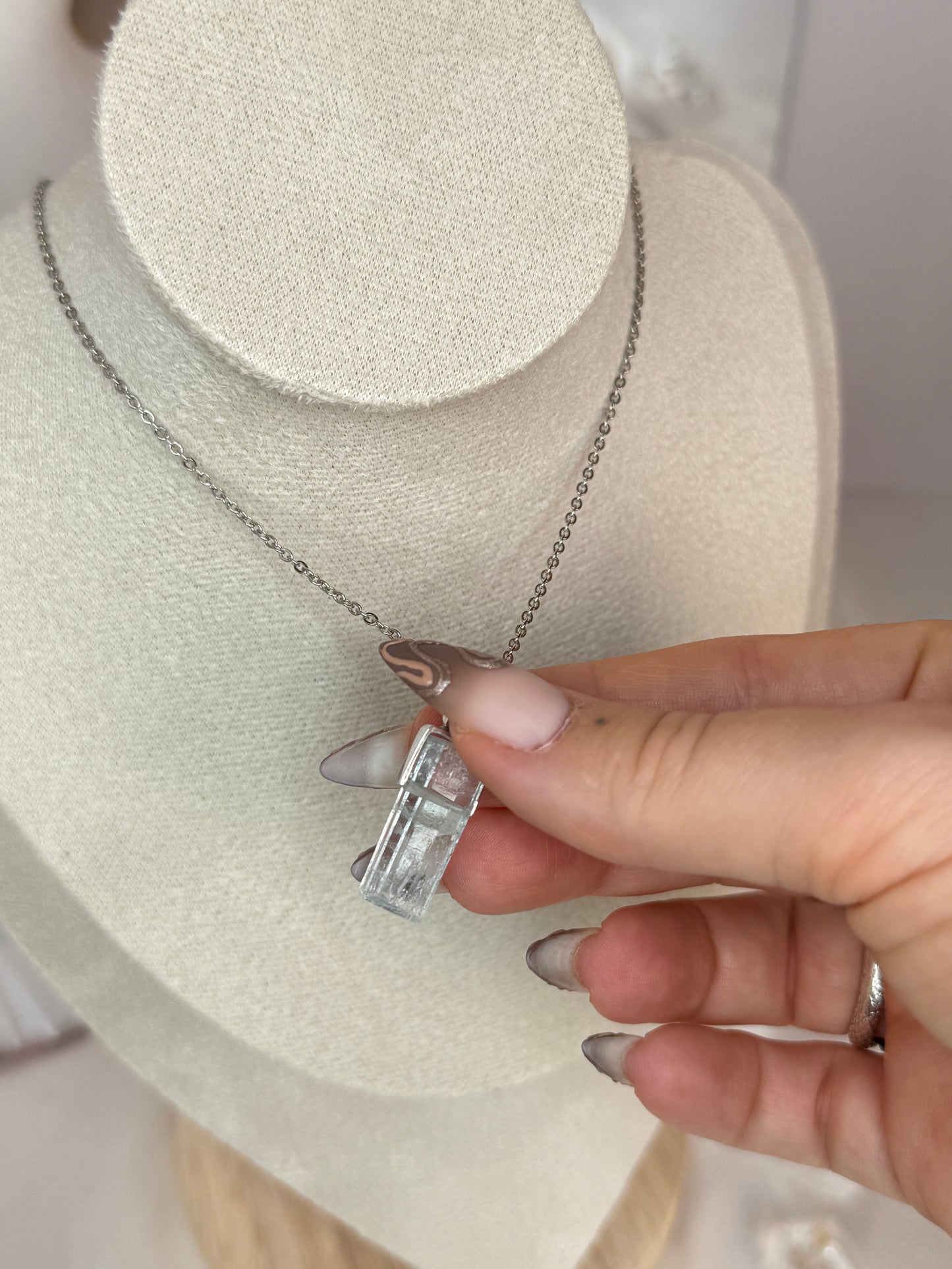 Pendentif Aigue Marine - Argent 925