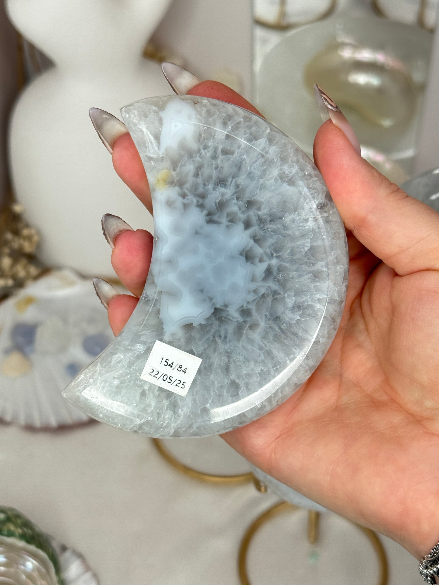 Lunes Agate sur socle - Brésil