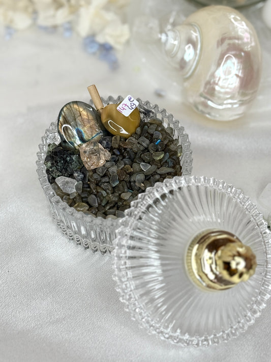 Coupelle en verre « Protect me »
