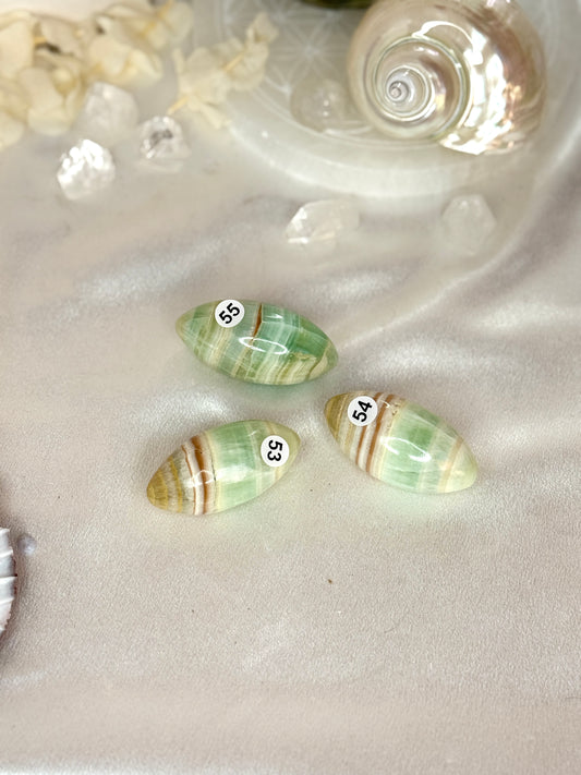Shiva Lingam - Calcite pistache