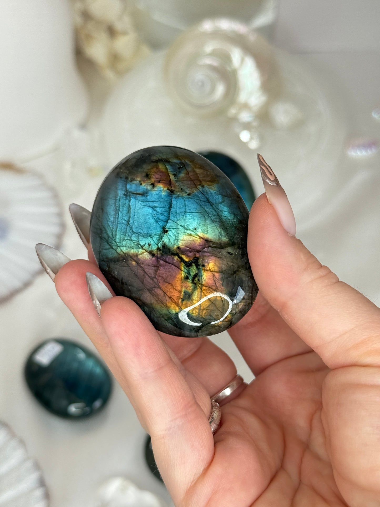 Galets labradorites - belle qualité
