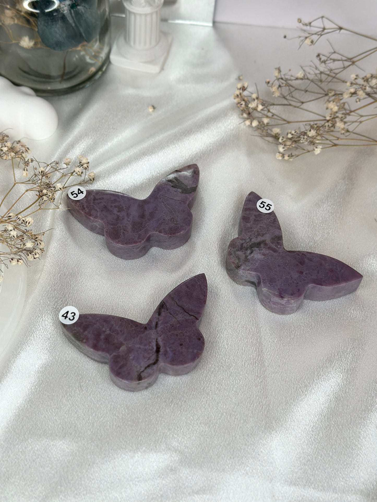 Papillons - Jadéite violette