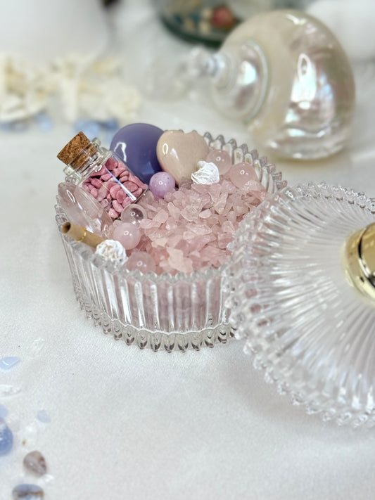 Coupelle en verre « Amour Minéral »