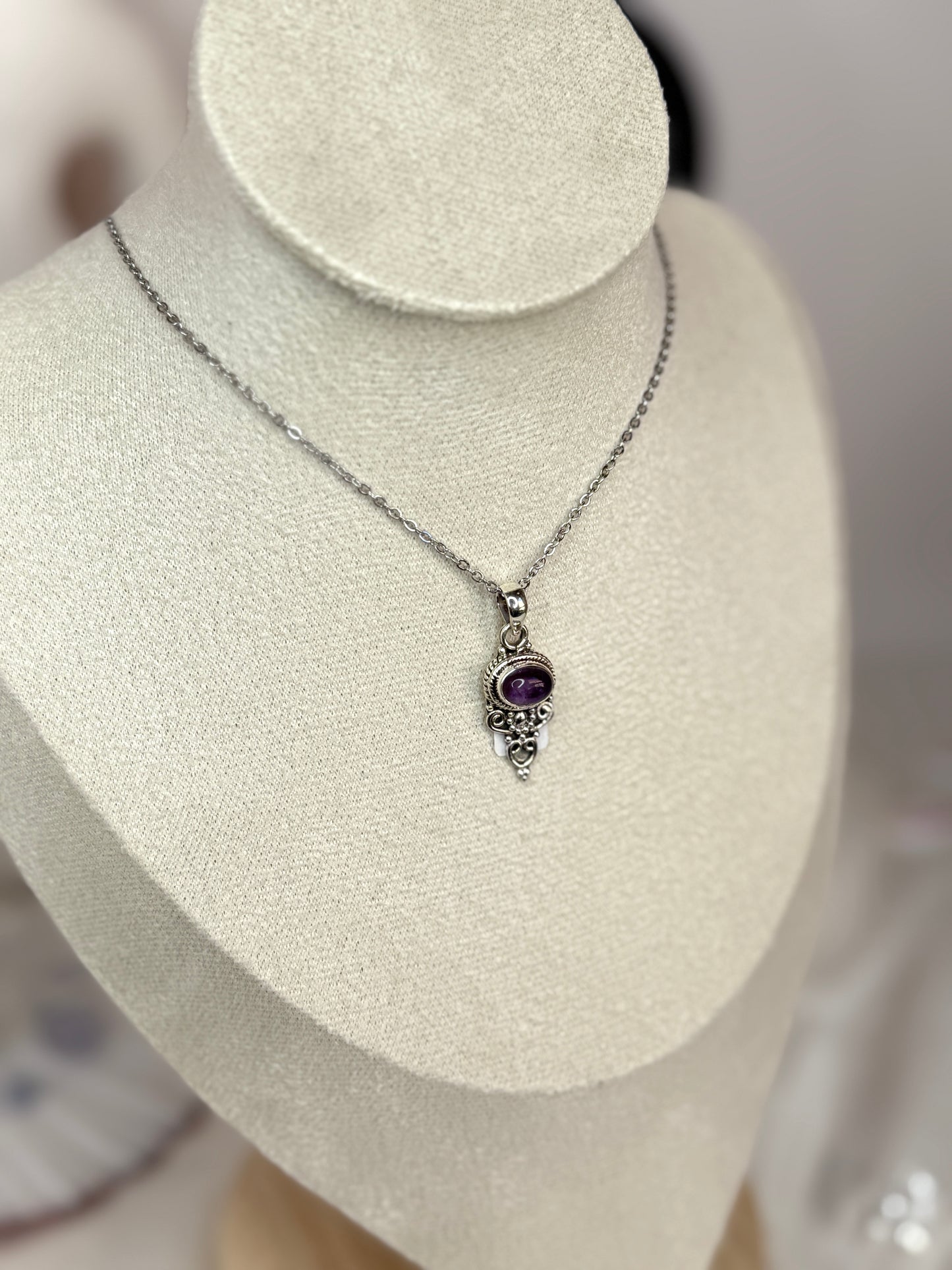Pendentif Améthyste - argent 925