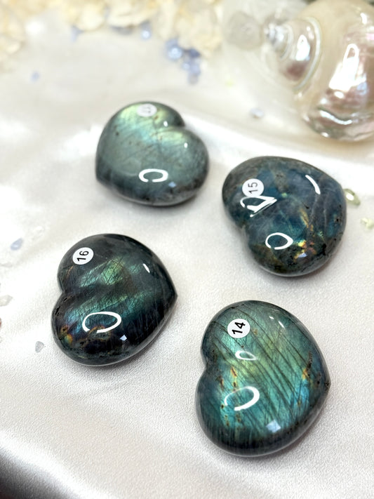 Cœurs labradorite