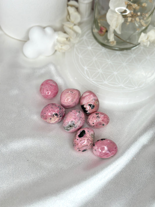 Pierres roulées - Rhodonite Rose