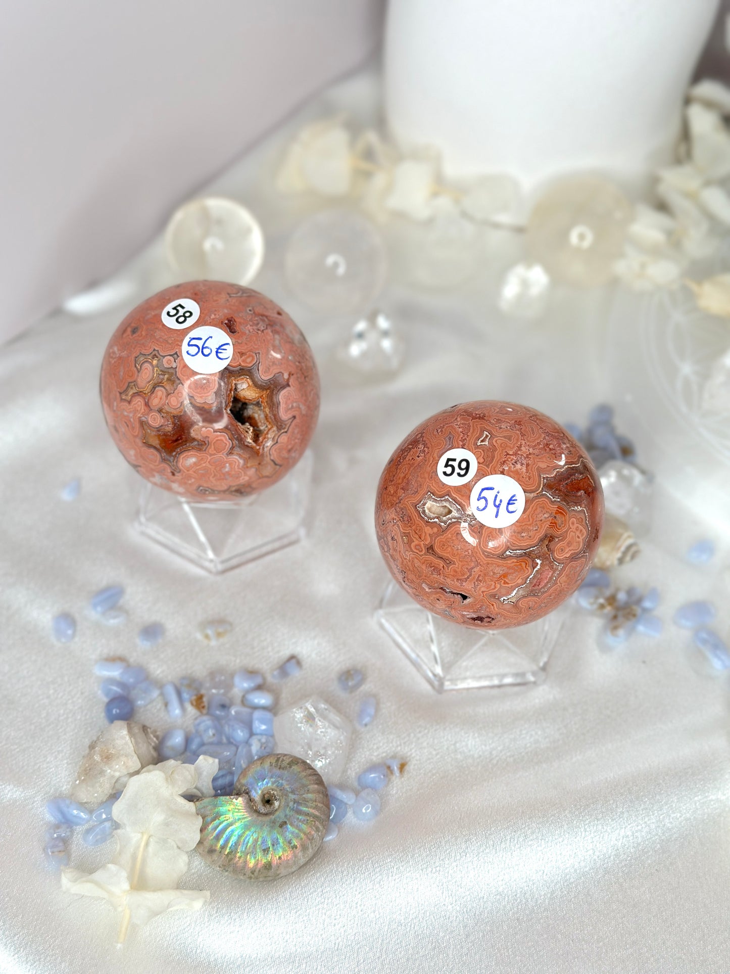 Sphères - Agate crazy lace