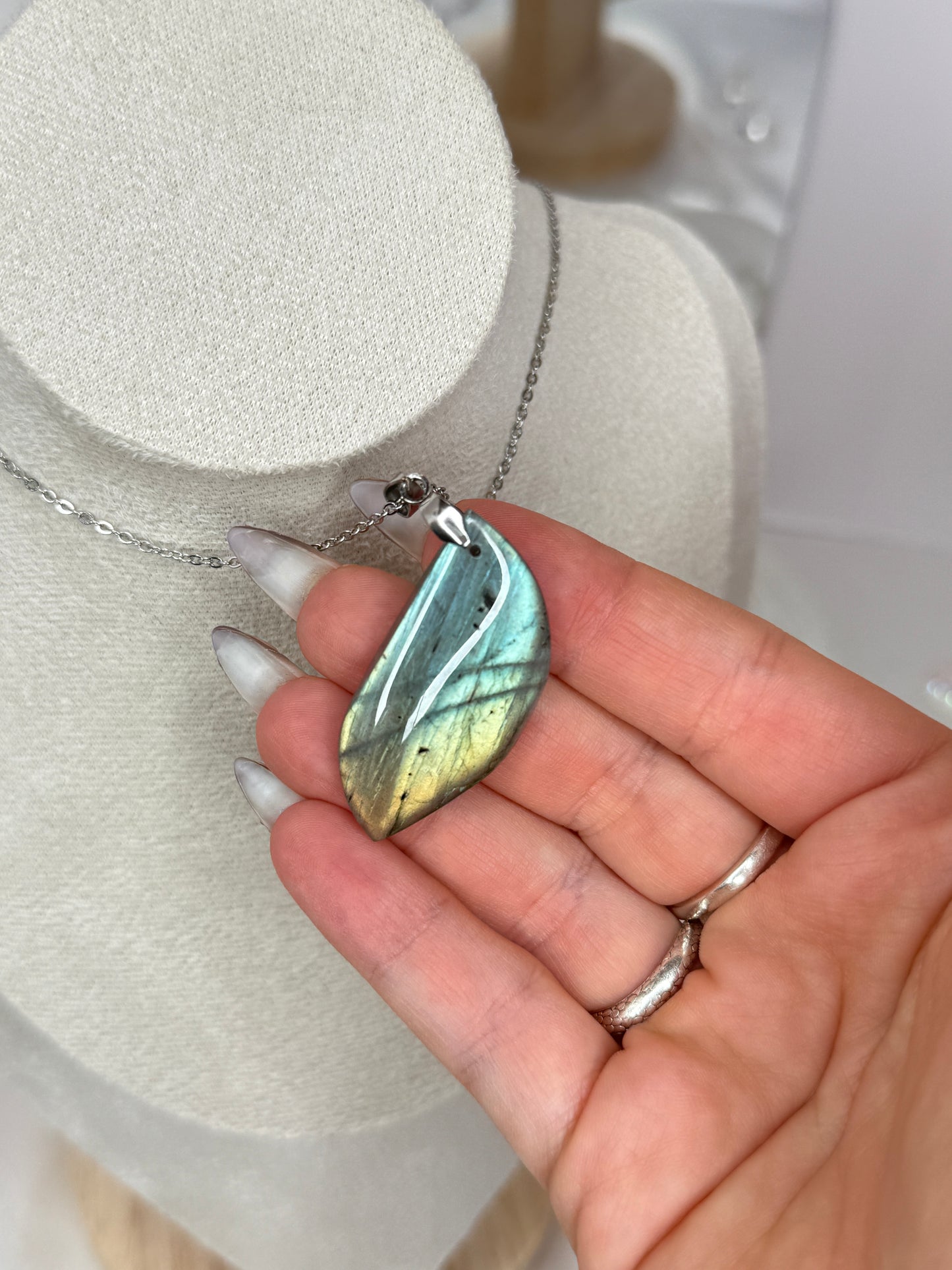 Pendentif labradorite