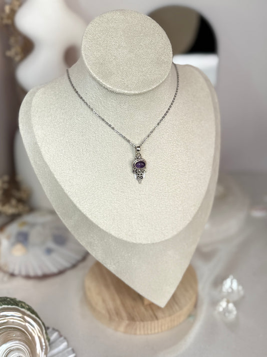 Pendentif Améthyste - argent 925