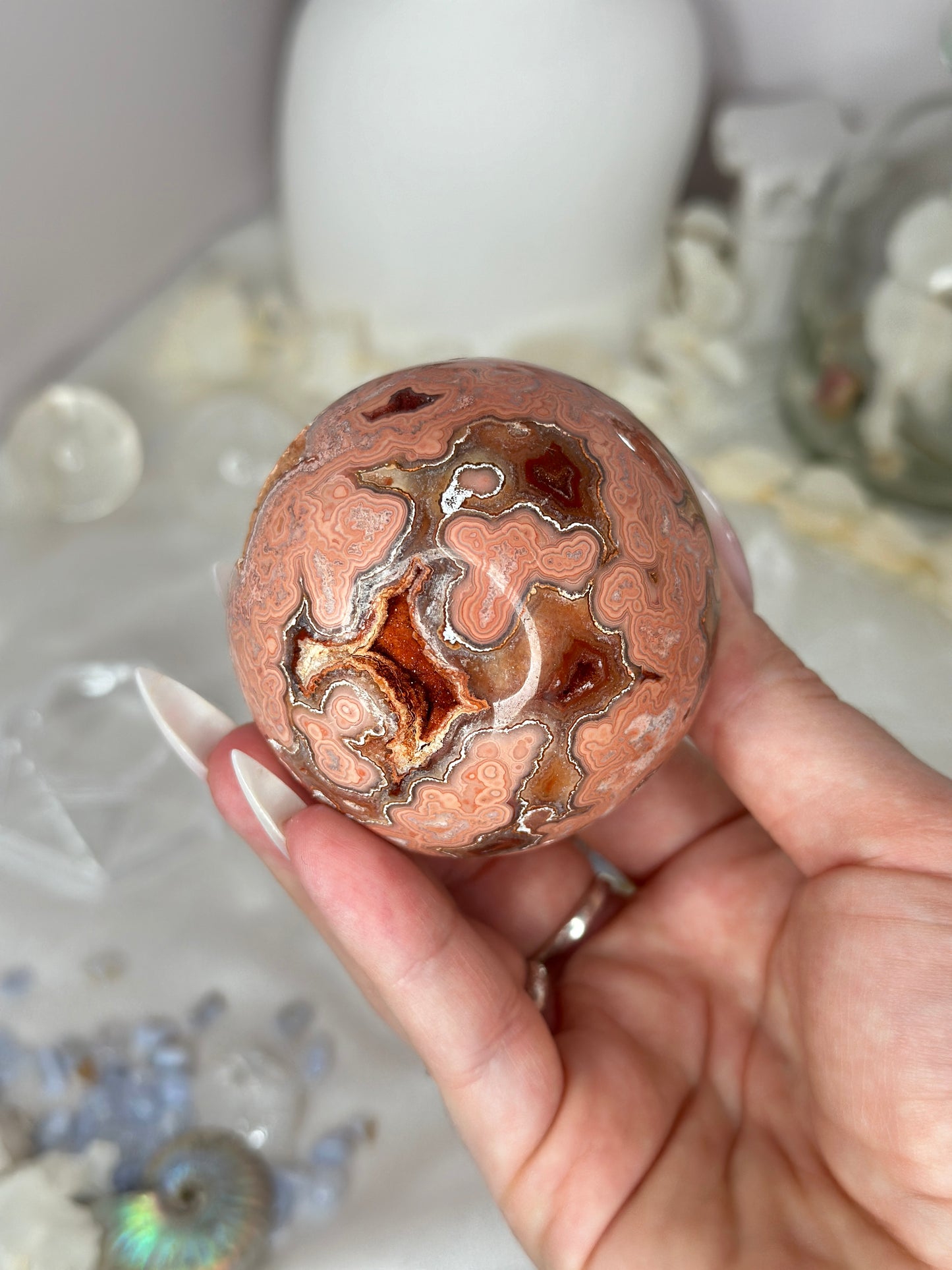 Sphères - Agate crazy lace