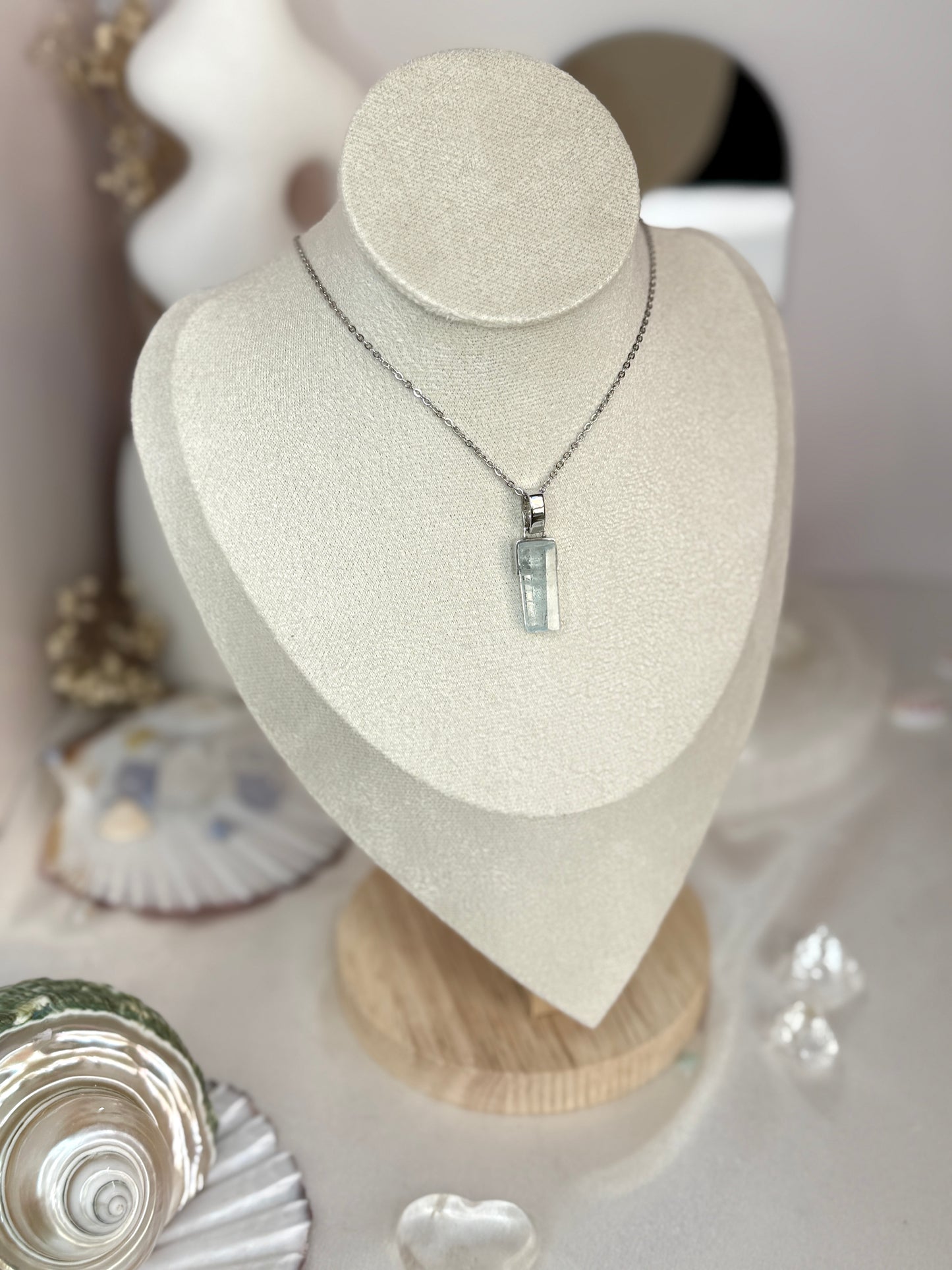 Pendentif Aigue Marine - Argent 925
