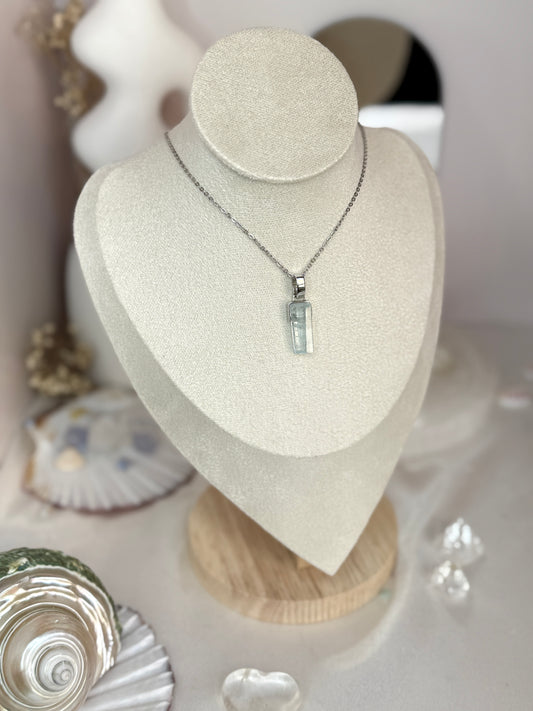 Pendentif Aigue Marine - Argent 925