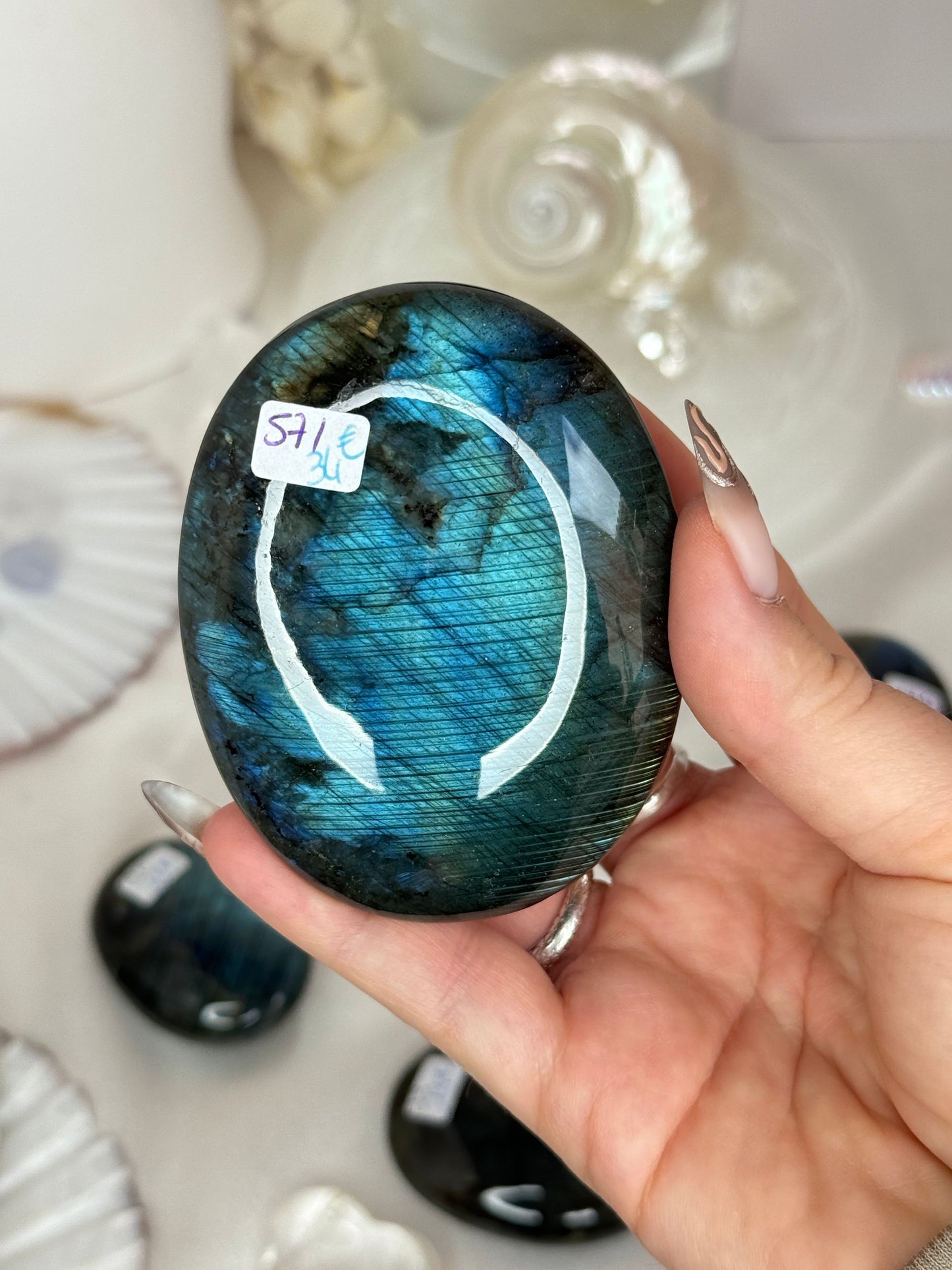 Galets labradorites - belle qualité