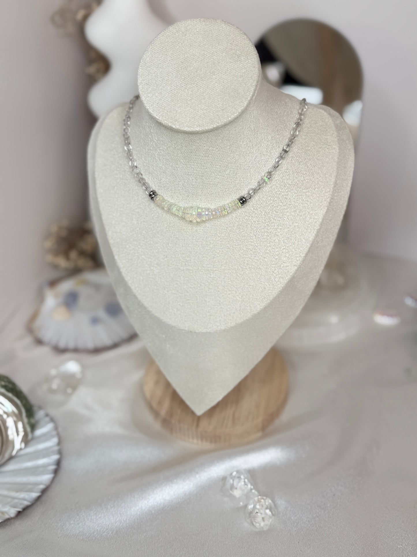 Collier Kristal Ame©️ - Opales