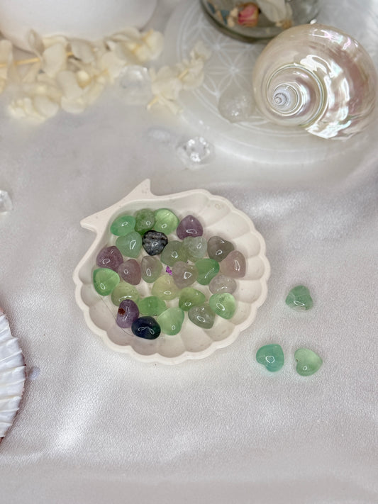 Minis cœurs - fluorite
