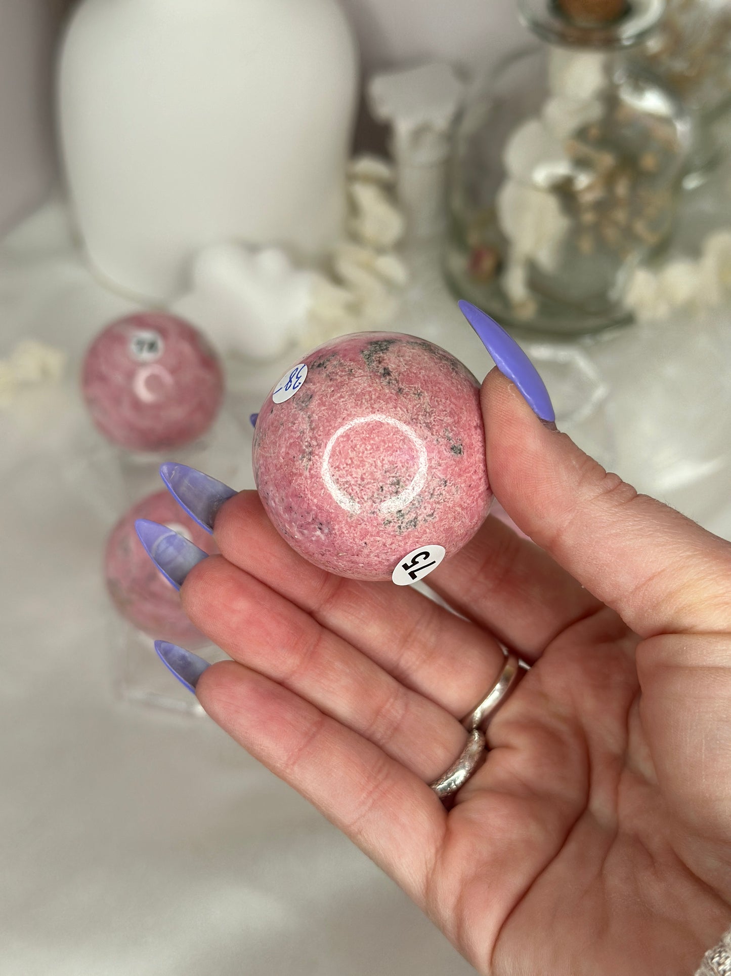 Sphères Rhodonite - Pérou