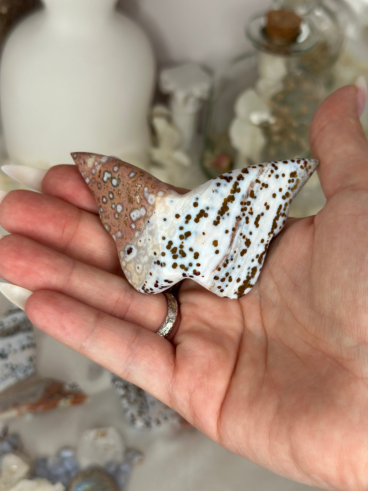 Papillons 3D - Jaspe Océan