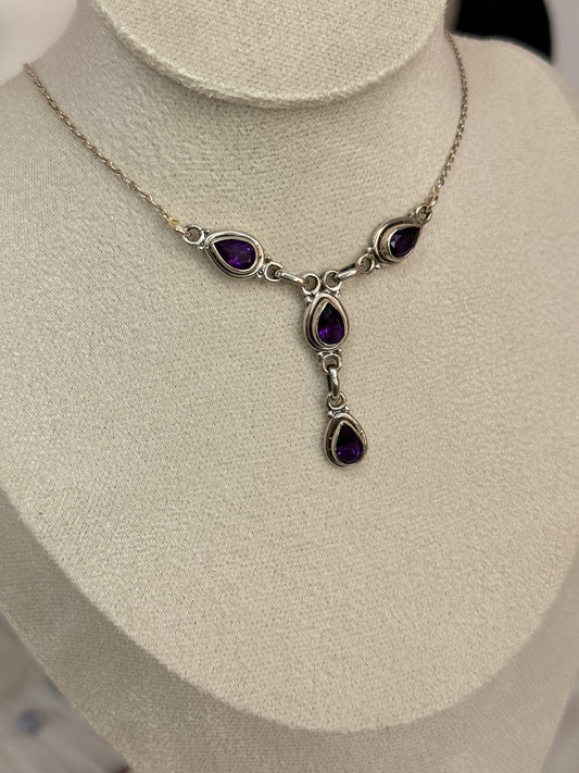 Collier en Argent 925 - améthyste
